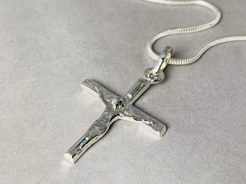 Cross Pendant 925 Silver Pendant Statement Pendant Silver Jewelry Boho Pendant Sterling Silver Jewelry Woman Pendant Fine Silver