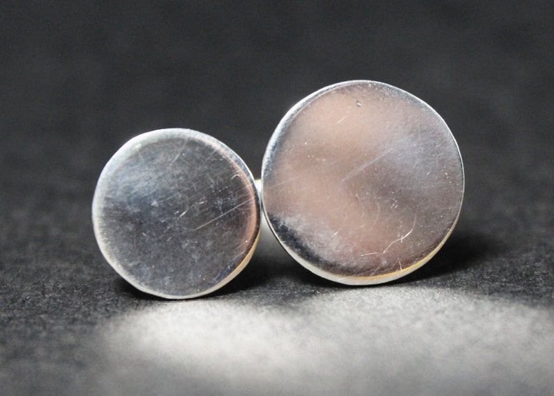 Doppelring 925er Sterlingsilber Kreis Verstellbarer Ring Einfacher handgefertigter Ring Geschenk für Sie