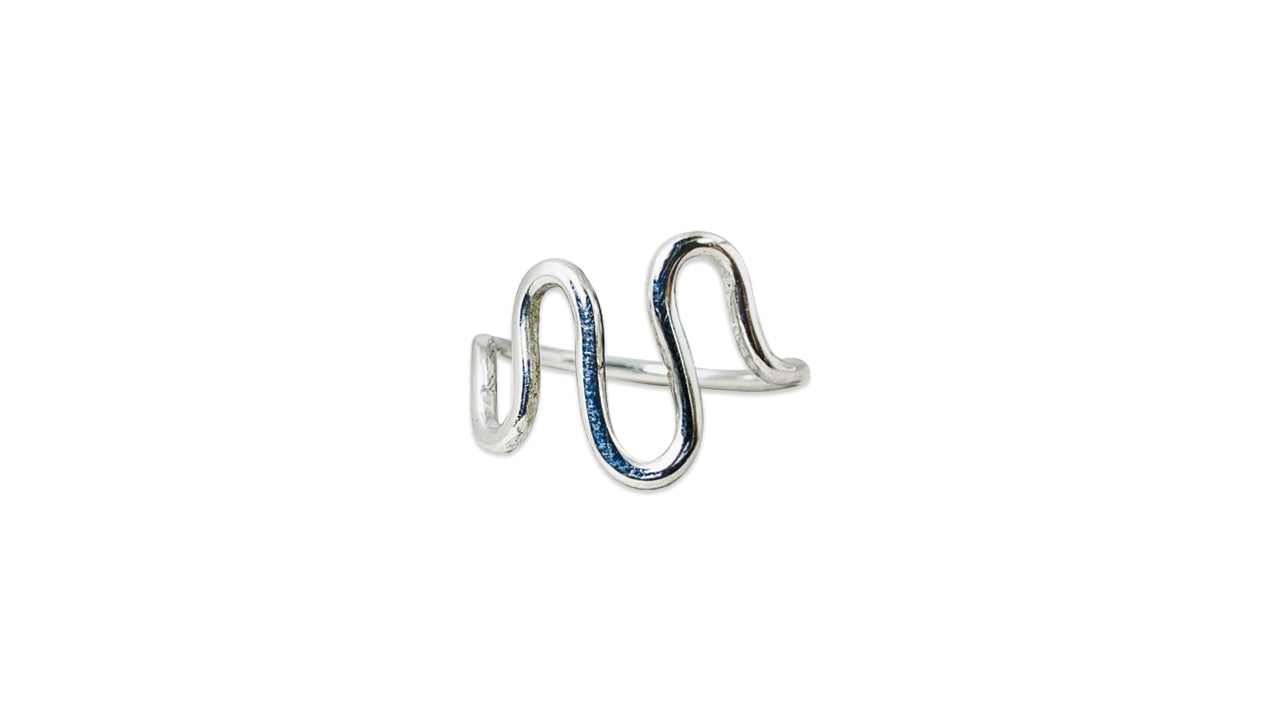Herzschlag Sterlingsilber Ring Boho Chic Schmuck Geschenk für Sie Trendiger Ring