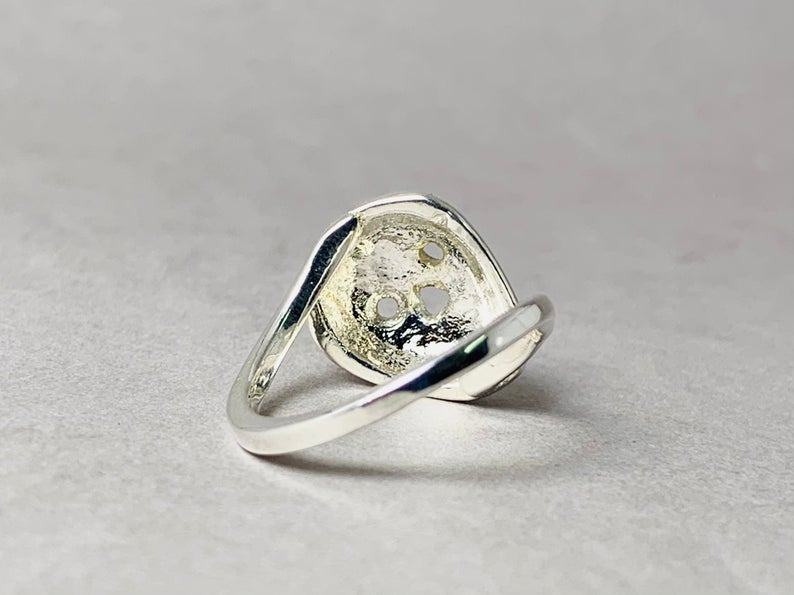 925er Sterling Silber Totenkopfring Totenkopf Schmuck Handgemachter Skelettring Gothic Ring Damenring