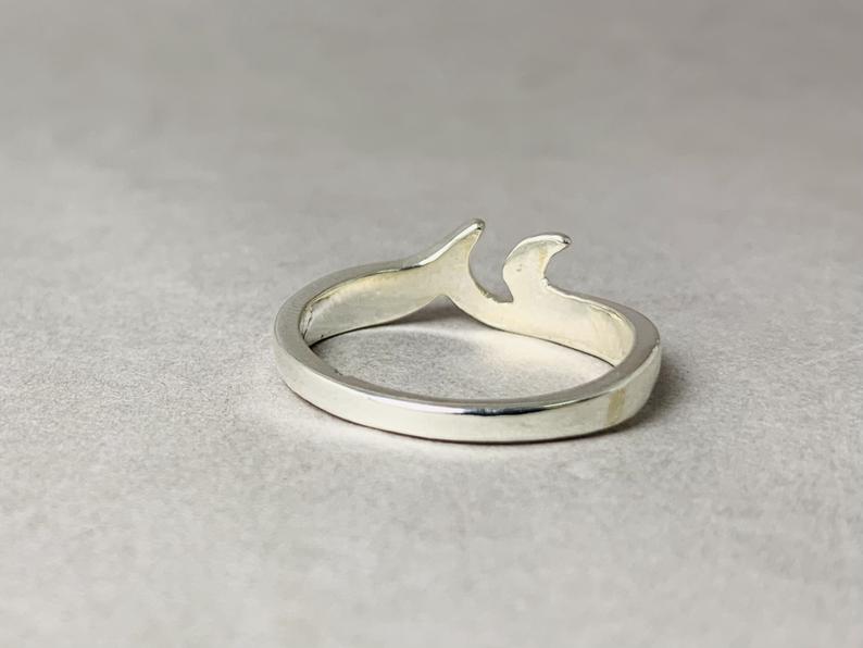 Ozean Wellen Ring 925er Massiv Silber Ring Wellenring Silberband Ring Einzigartiger Ring Alltagsring Geschenk Für Sie