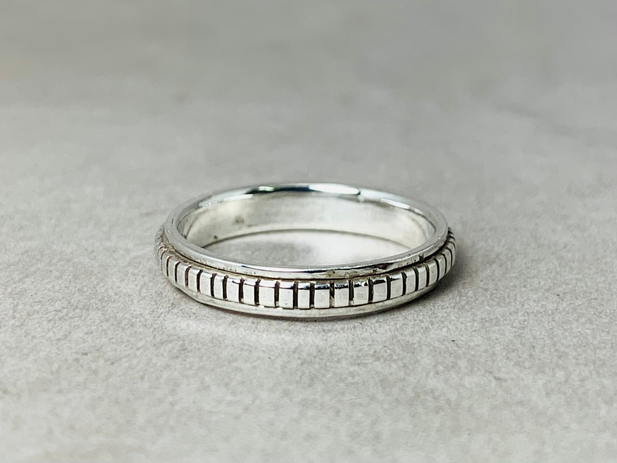 Spinnerring 925er Silberring Meditationsring Handgemachter Ring Versprechensring Daumenring Geschenk Für Sie