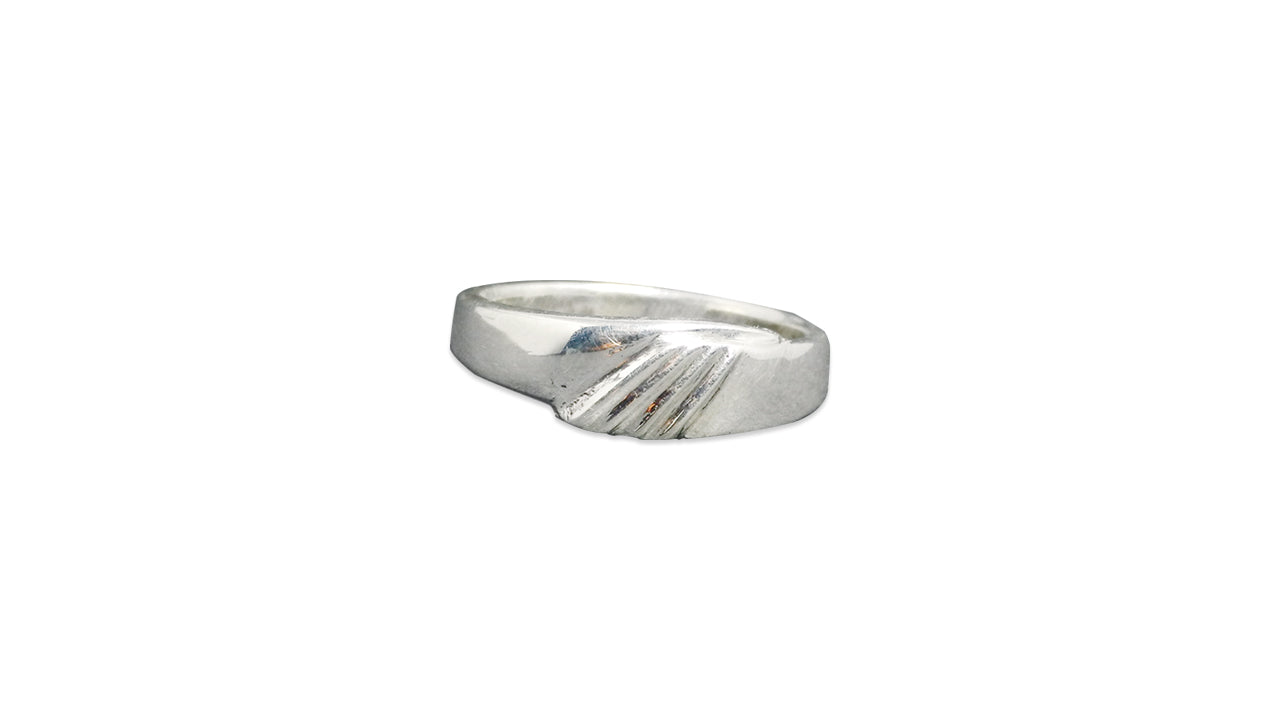 Bandring Sterlingsilber Handgemachter Ring 925er Silberring Midi Ring Inspirationsring Geschenkring