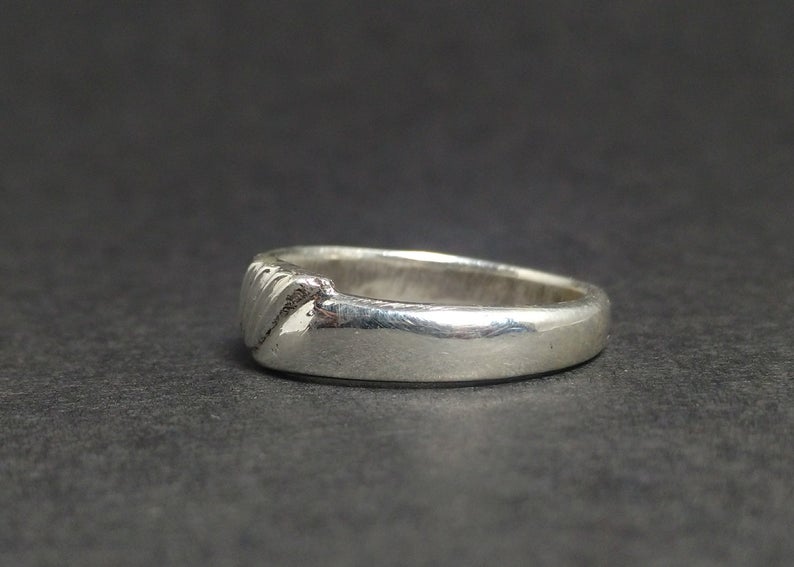 Bandring Sterlingsilber Handgemachter Ring 925er Silberring Midi Ring Inspirationsring Geschenkring