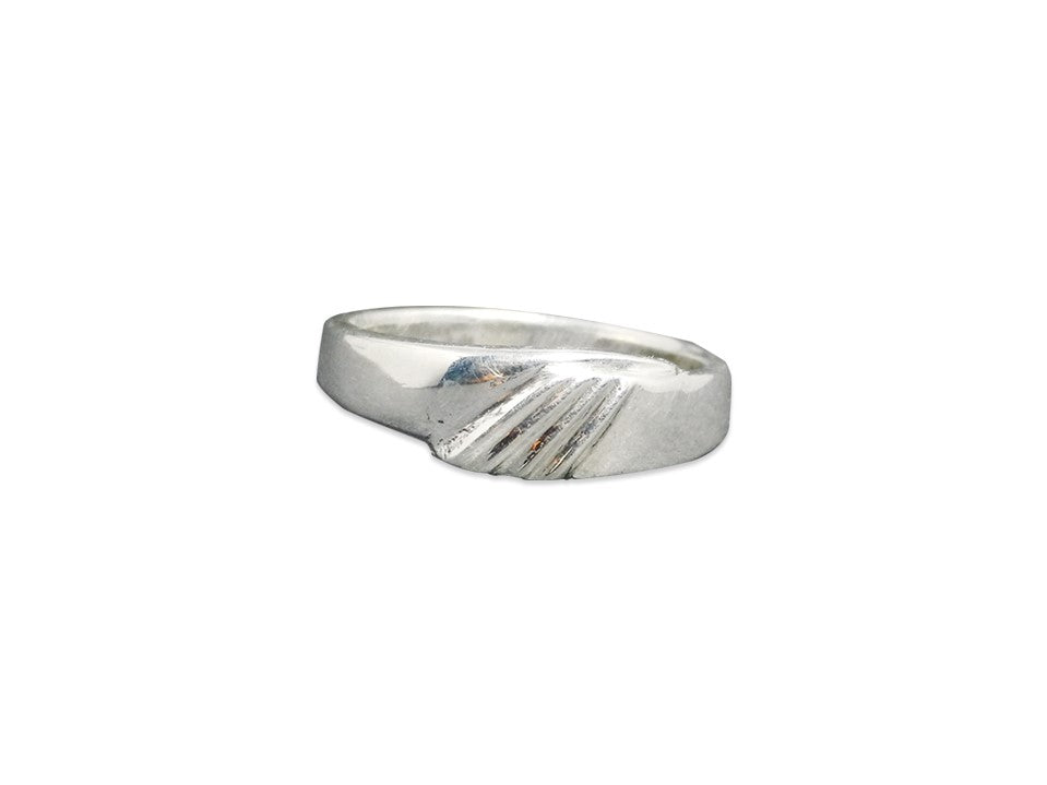 Bandring Sterlingsilber Handgemachter Ring 925er Silberring Midi Ring Inspirationsring Geschenkring