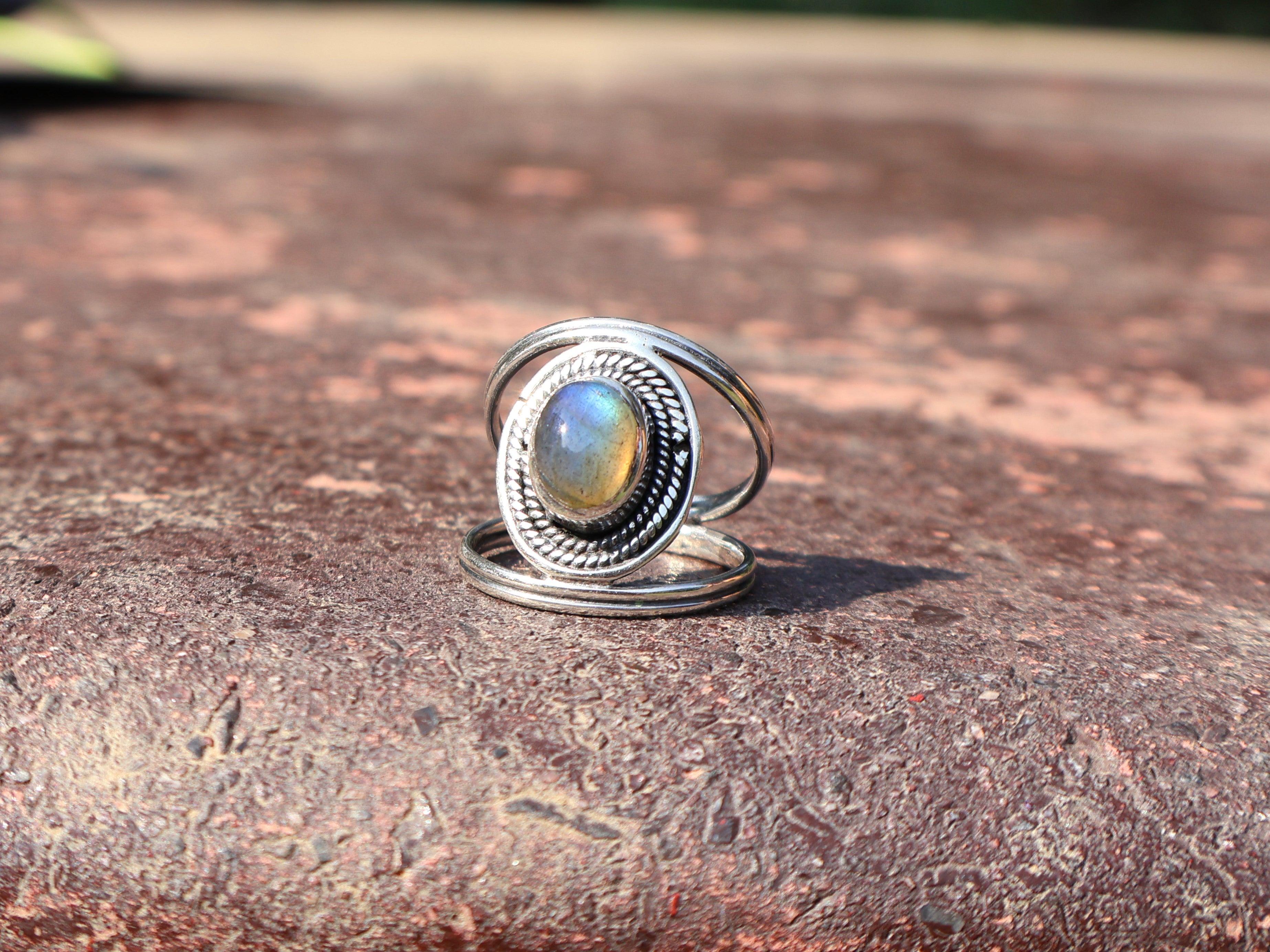 Labradorit Ring 925 Sterling Silber Ring Edelstein Ring Handgemachter Bohemian Ring Geschenk Für Sie