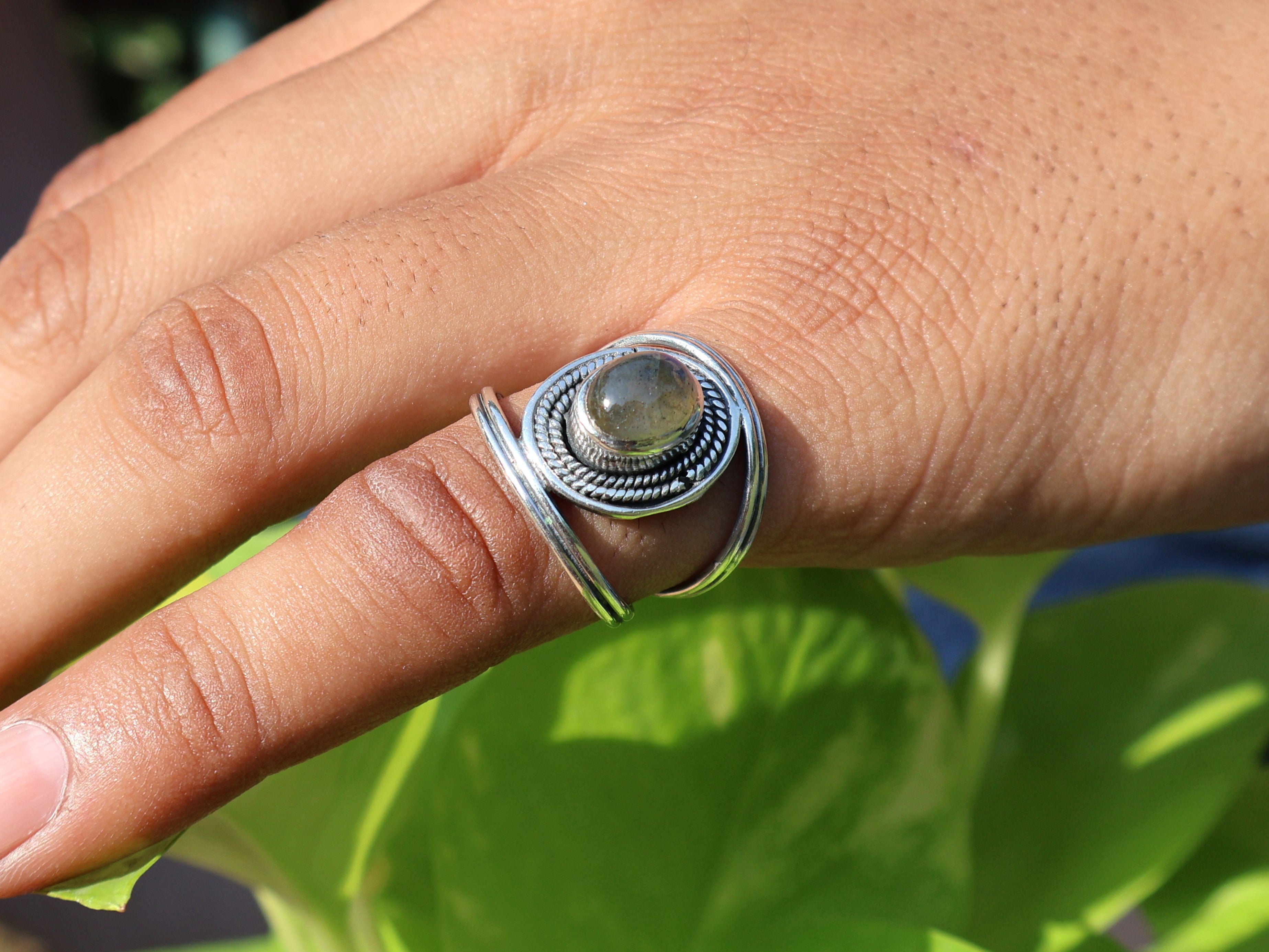 Labradorit Ring 925 Sterling Silber Ring Edelstein Ring Handgemachter Bohemian Ring Geschenk Für Sie