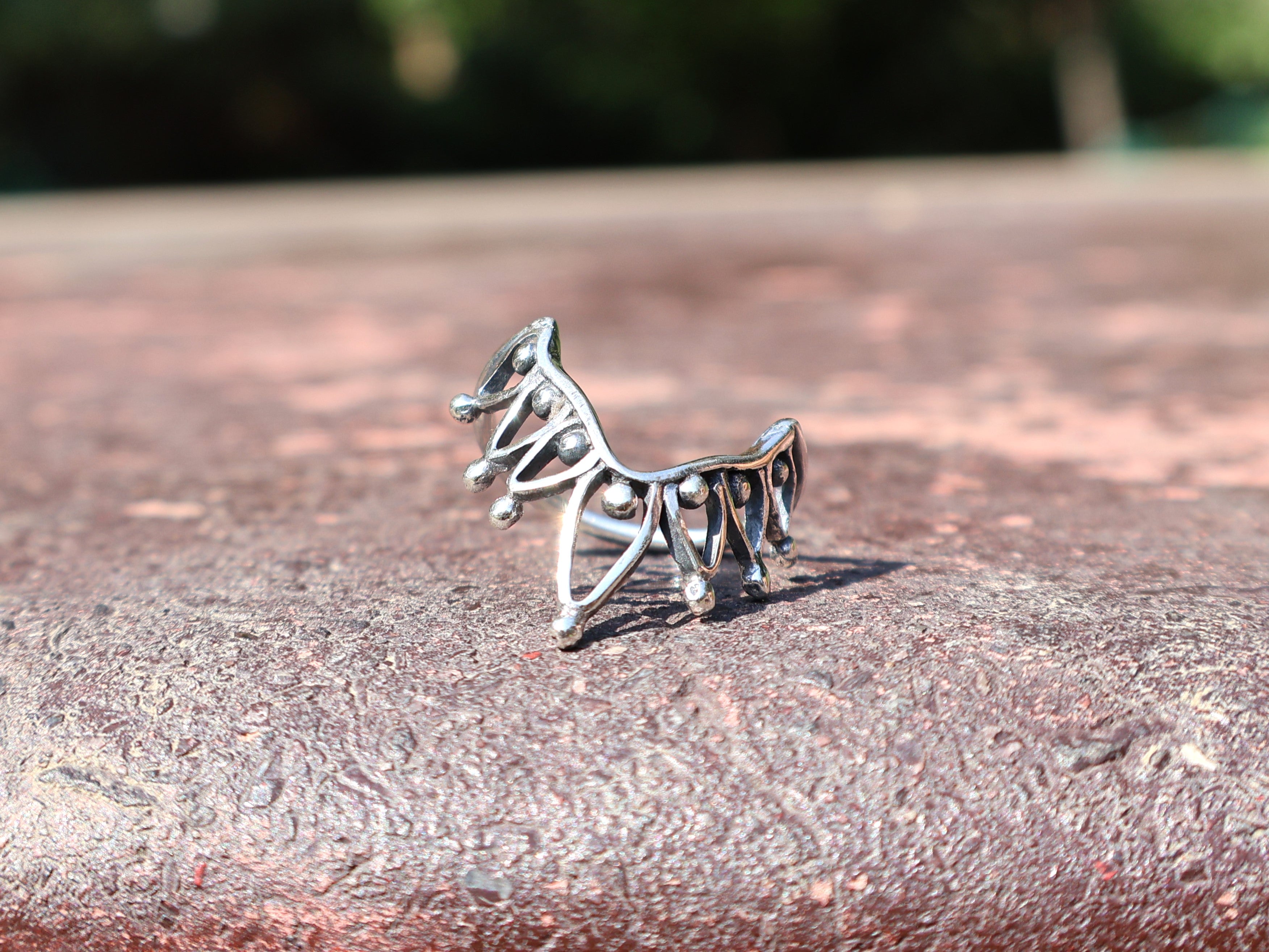 Kronenring 925 Sterling Silber Ring Handgemachter Einzigartiger Silberring Kronenring Geschenkideen Geschenk Für Sie