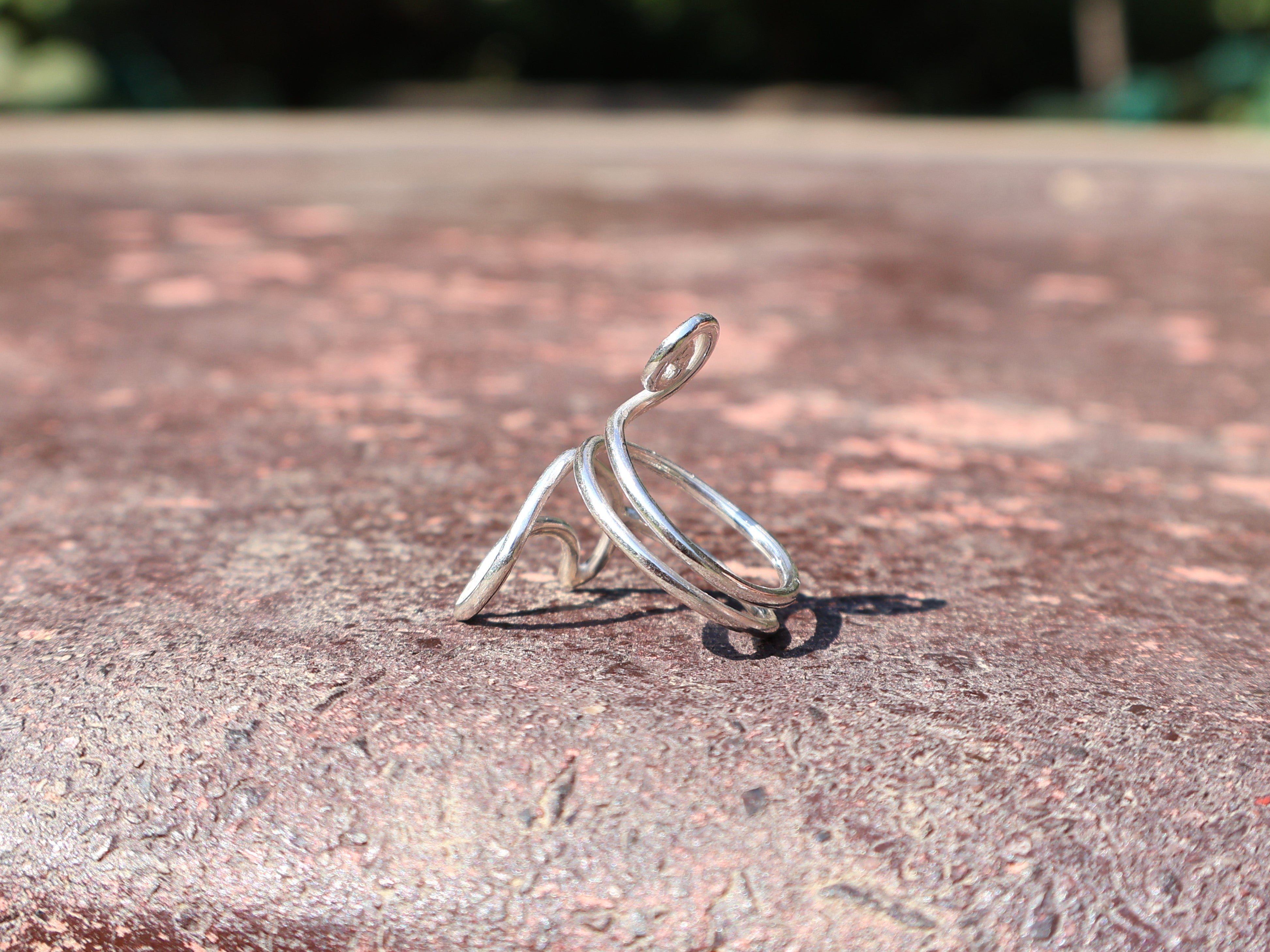 Katzenring Sterling Silber 925 Katzenschmuck Katzenliebhaber Geschenk Handgemachter Statement Ring Boho Ring Geschenk für Sie