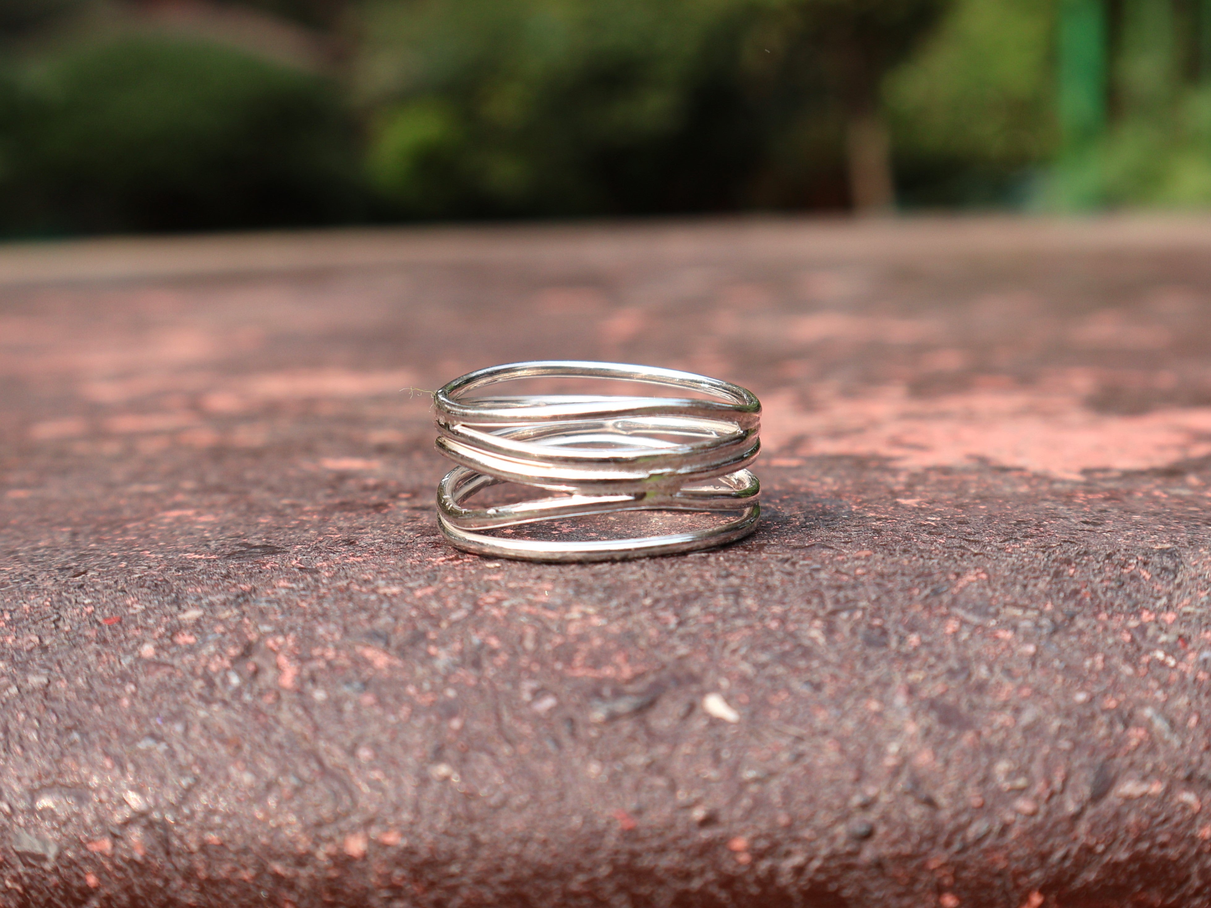 Handgemachter Spiralring 925 Sterling Silber Statement Damenring Einzigartiger Ring Geschenk Für Sie