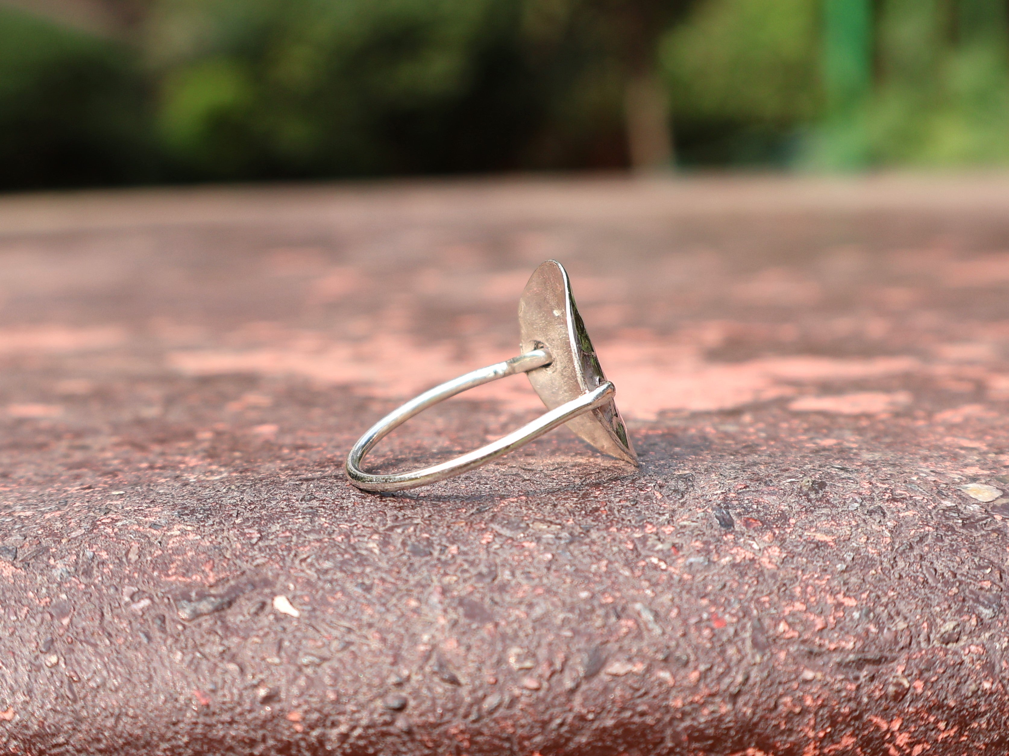 Gehamerde Bandring 925 Zilveren Ring Boho Stapelring Alledaagse Handgemaakte Ring Cadeau Voor Haar