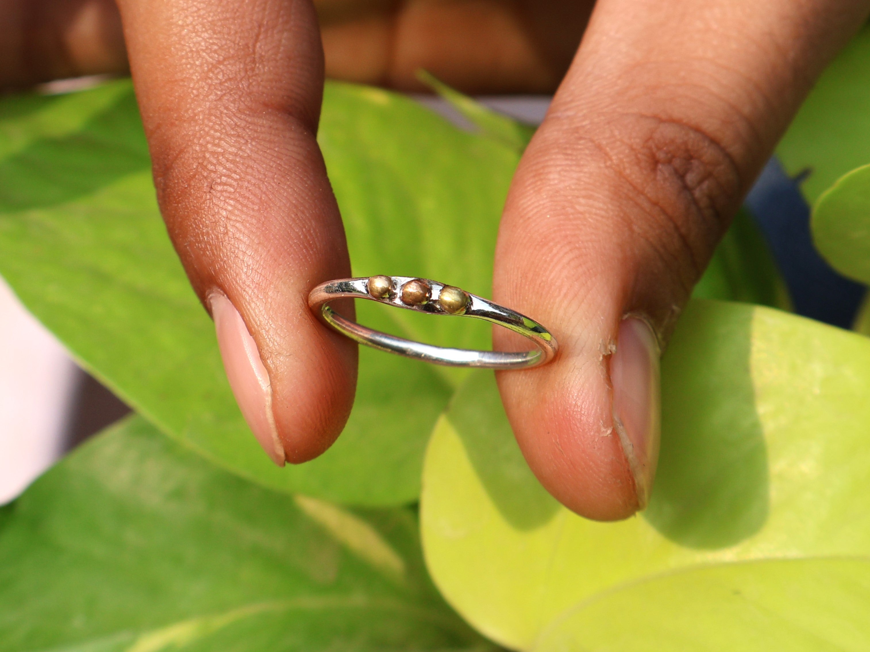 Silver Dot Ring 925 Silver Ring Handmade Stacking Ring Charm Ring Fine Ring Bohemian Dainty Ring Gift For Her