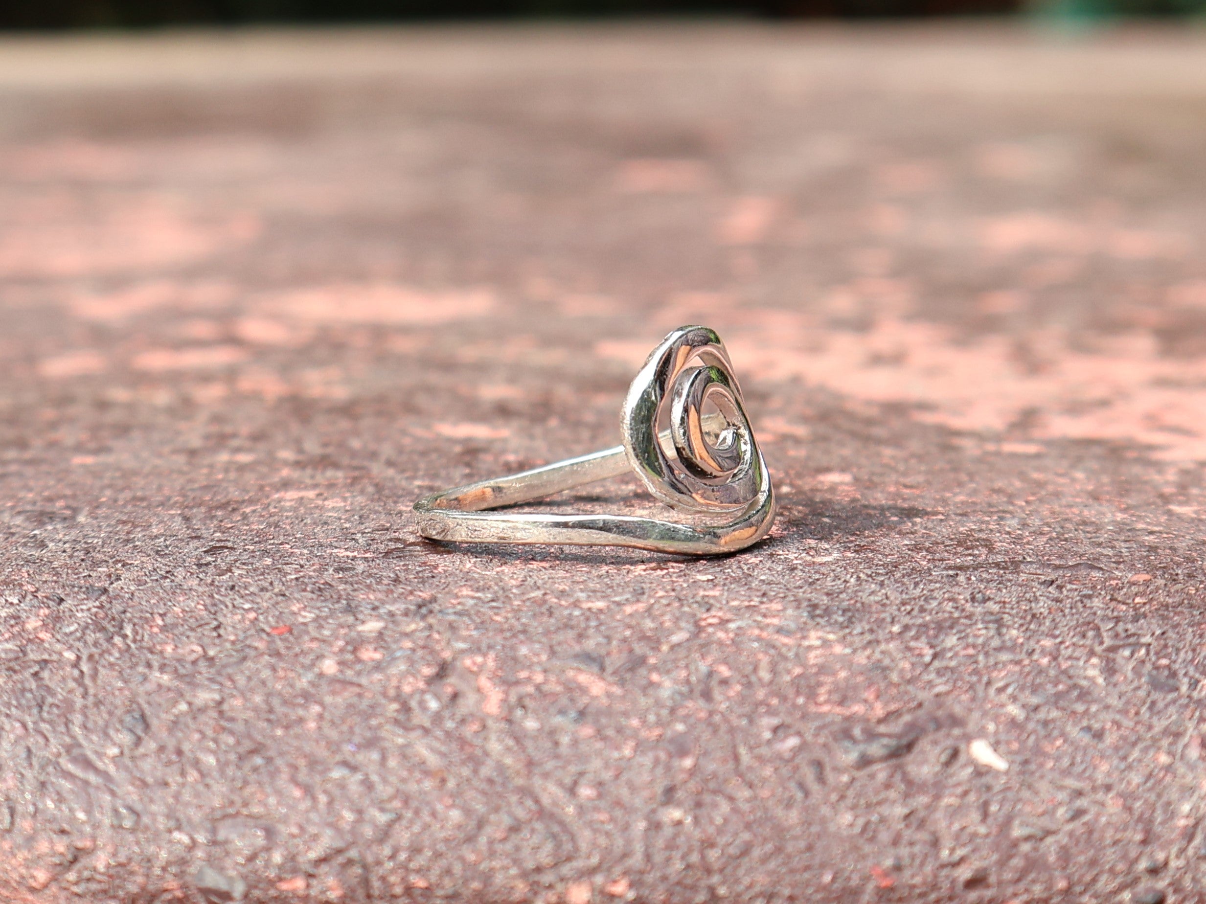 Handgemaakte Zilveren Spiraal Ring 925 Sterling Zilveren Spiraal Sieraden Dames Ring Unieke Stapelring Sieraden Voor Haar