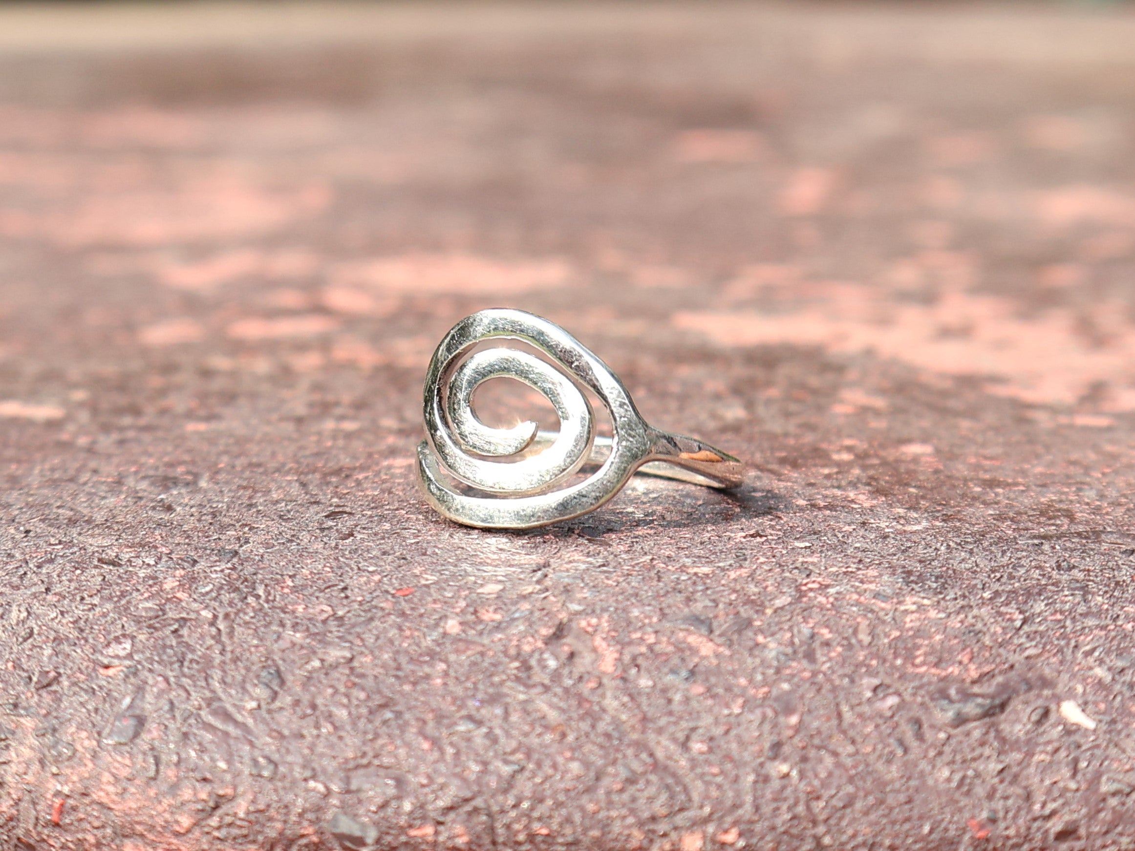 Handgemaakte Zilveren Spiraal Ring 925 Sterling Zilveren Spiraal Sieraden Dames Ring Unieke Stapelring Sieraden Voor Haar