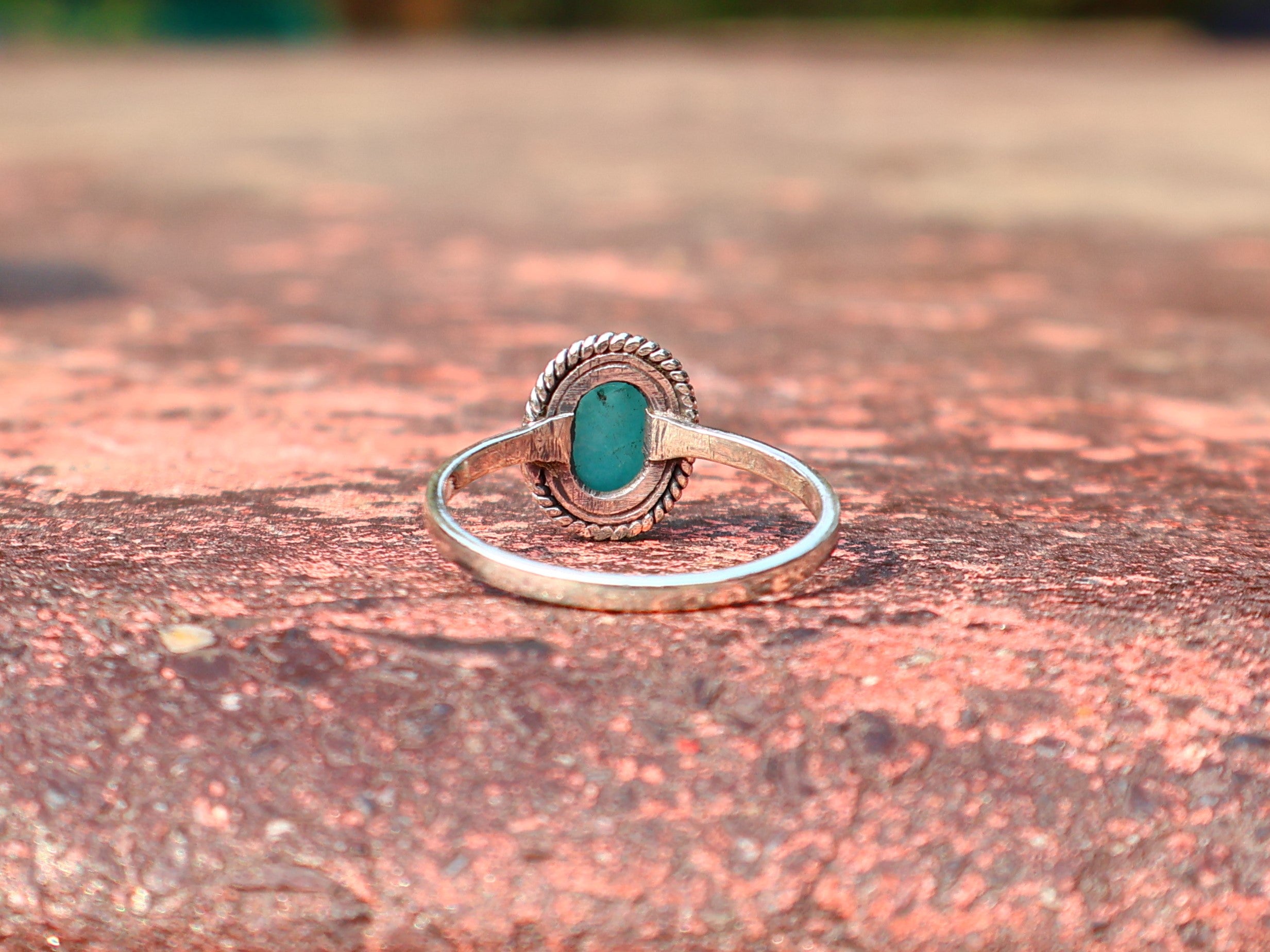Natuurlijke Larimar Ovale Edelsteen Ring 925 Sterling Zilveren Ring Voor Vrouwen Larimar Massief Zilveren Ring Voor Haar Oceaan Larimar Ring Verjaardagscadeau Ring