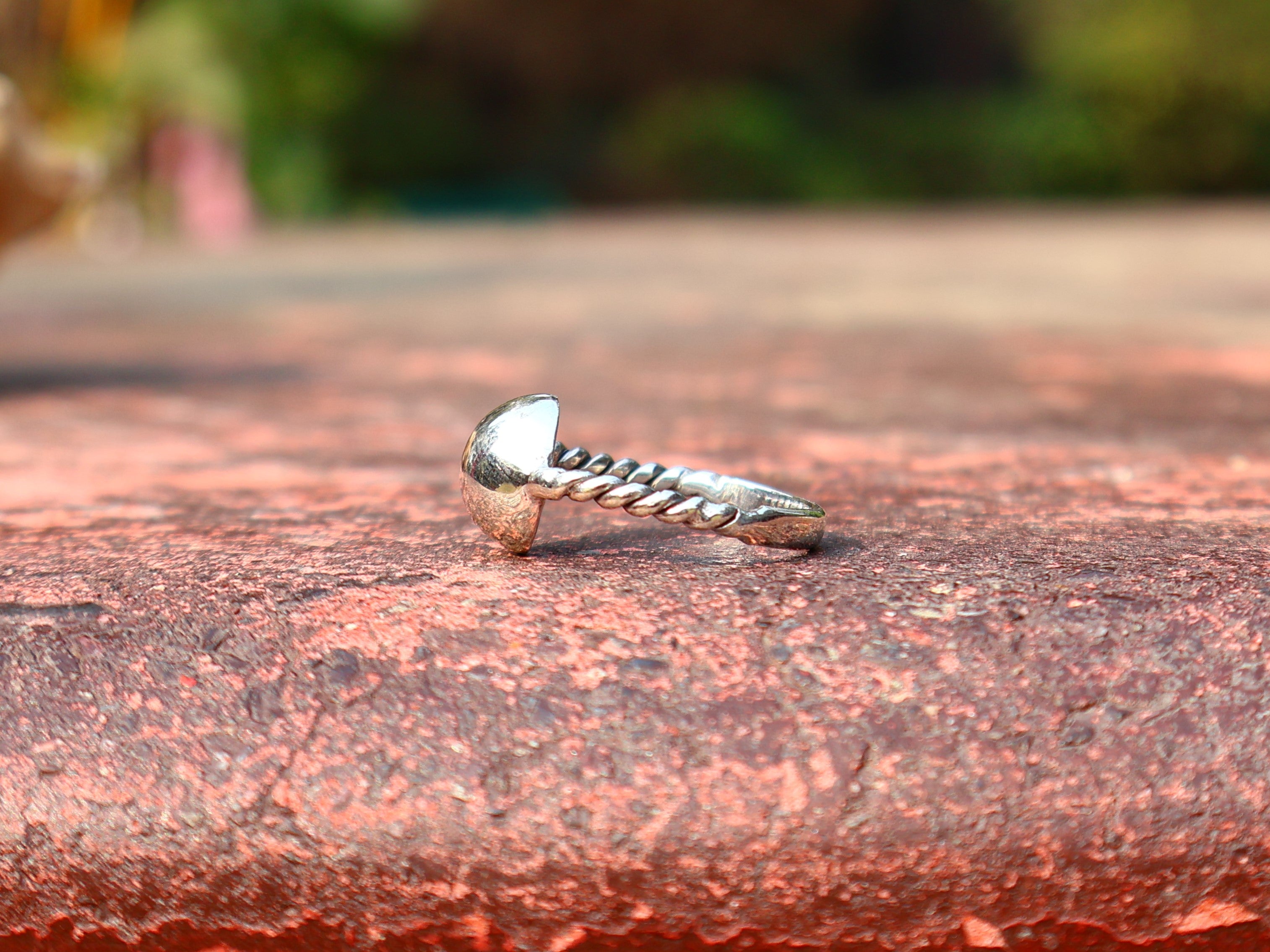 925 Sterling Silber Kugelring Kugelring Stapelring Handgemachter Ring Böhmischer Ring Geschenk für Sie