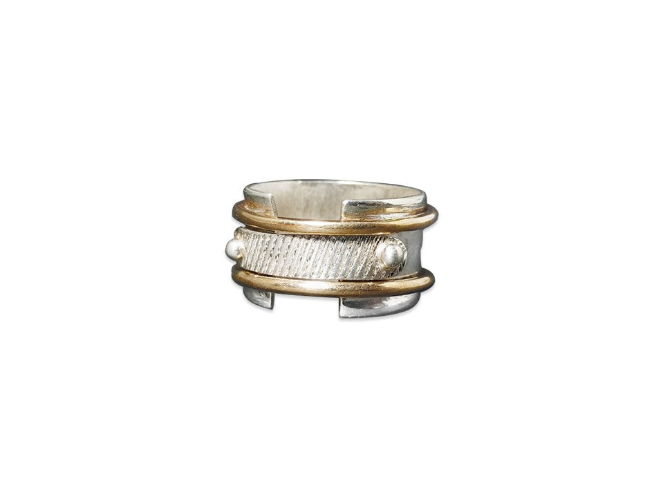 Spinner Ring Antik Silber Bandring 925 Sterling Silber Statement Ring Geschenkring für Sie