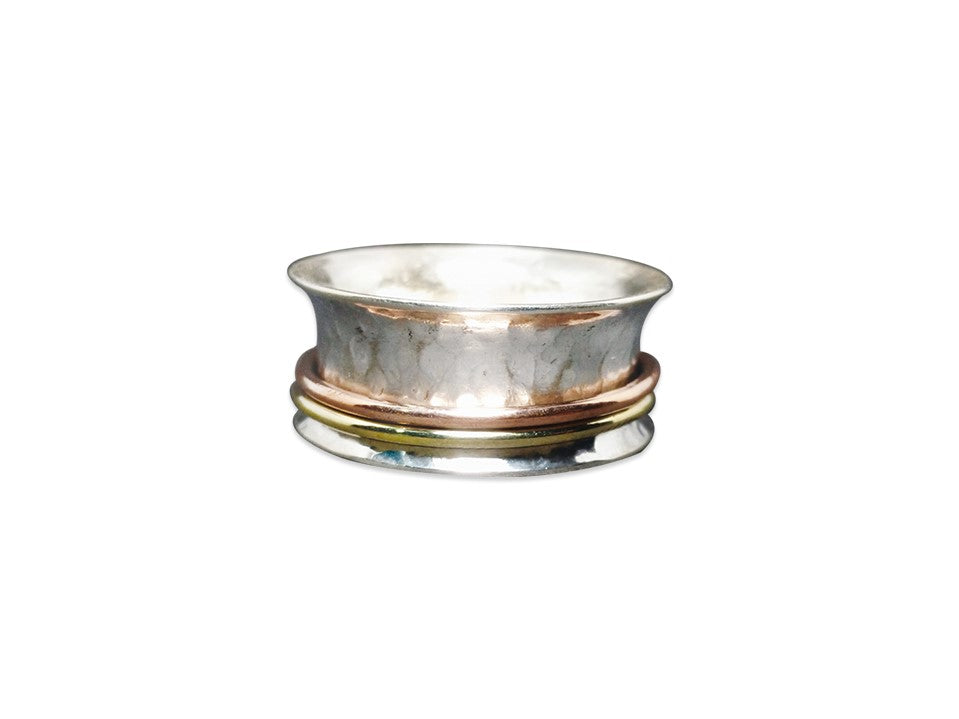 Spinnerring für Damen, 925er Sterlingsilber, Silberring, Meditationsring, Geschenkring für Sie