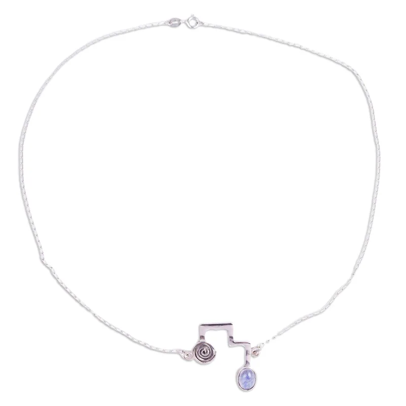 Light of Energy 925 Sterling Silber Anhänger Halskette Schmuck Labradorit Edelstein Boho Zierlicher Labradorit Schmuck Geschenk für Sie