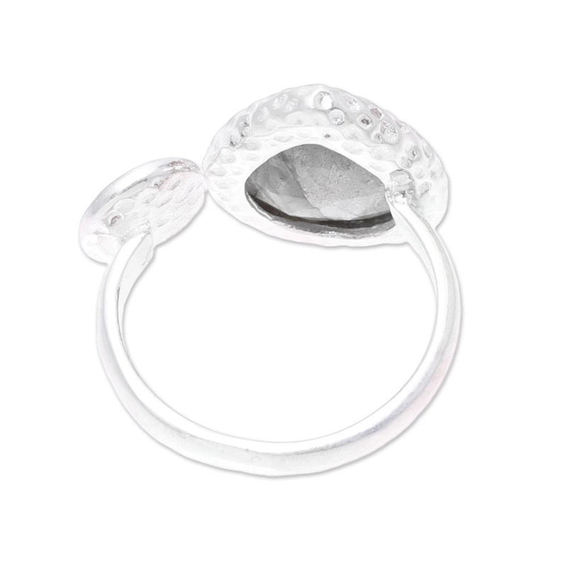Labradorit-Wickelring Handgemacht Designer 925 Sterling Silber Ring Geschenk für Sie & Mama