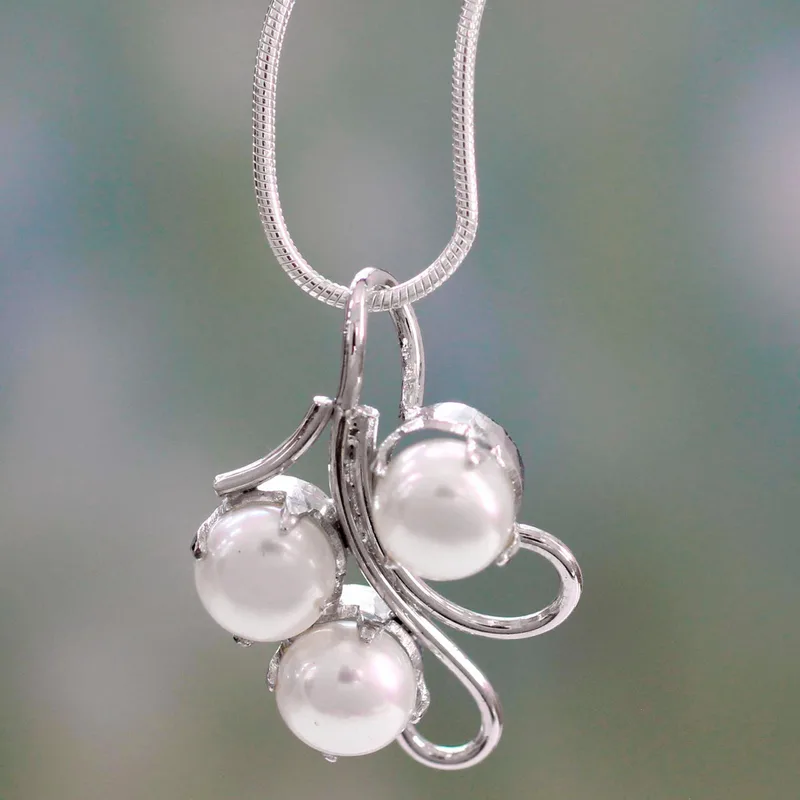 Einzigartiger Brautschmuck Sterling Silber Perlenkette Süßwasserperlen Schmuck Handgemachter Schmuck Boho Halskette Geschenk Für Sie