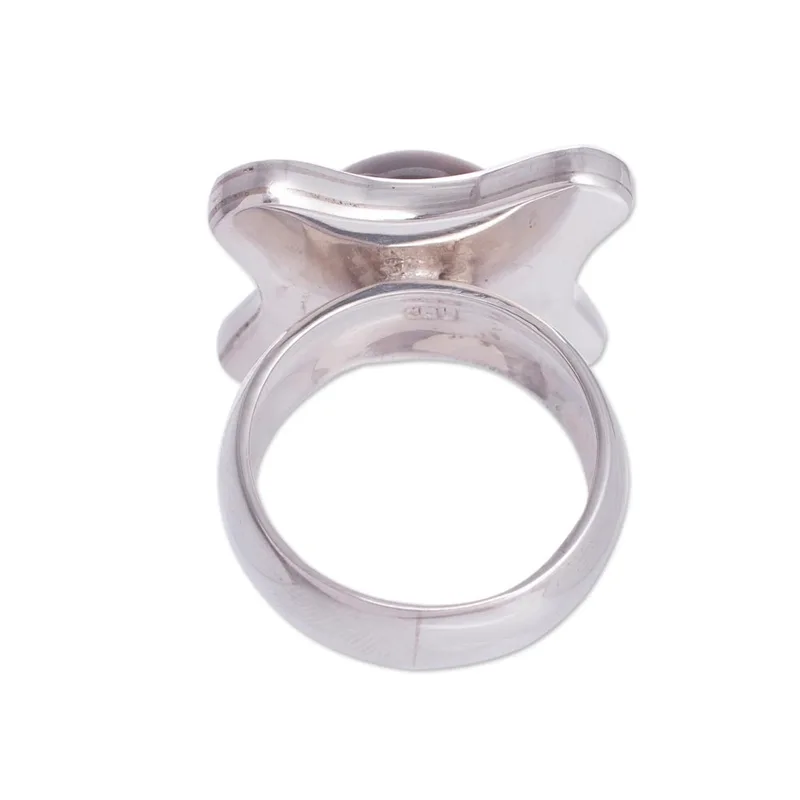 Kaffeeliebhaber Tigerauge Bandring 925 Sterling Silber Edelsteinring Gelber Bandring Hochzeitsgeschenkring für die Liebe Valentinstagsgeschenk