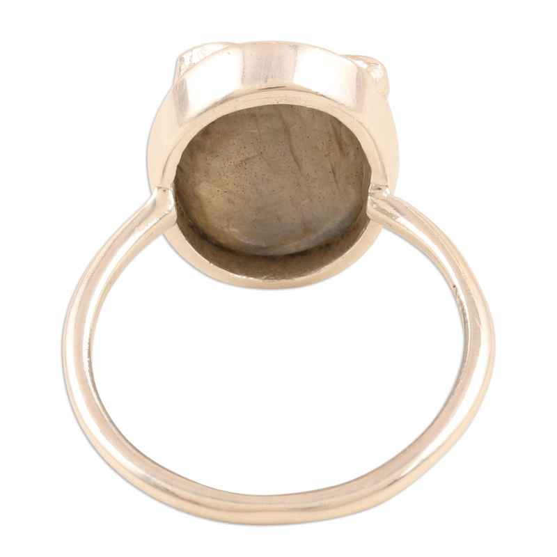 Labradorit Ring Handgemachtes Design 925 Sterling Silber Geschenk für Sie & Mama