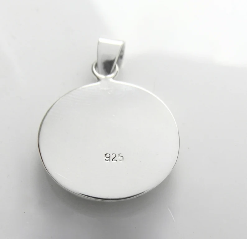 925 Sterling Silber Abalone Muschel Anhänger Halskette Muschelschmuck Strand Sommerschmuck für Frauen Buntes Muschelgeschenk für Sie