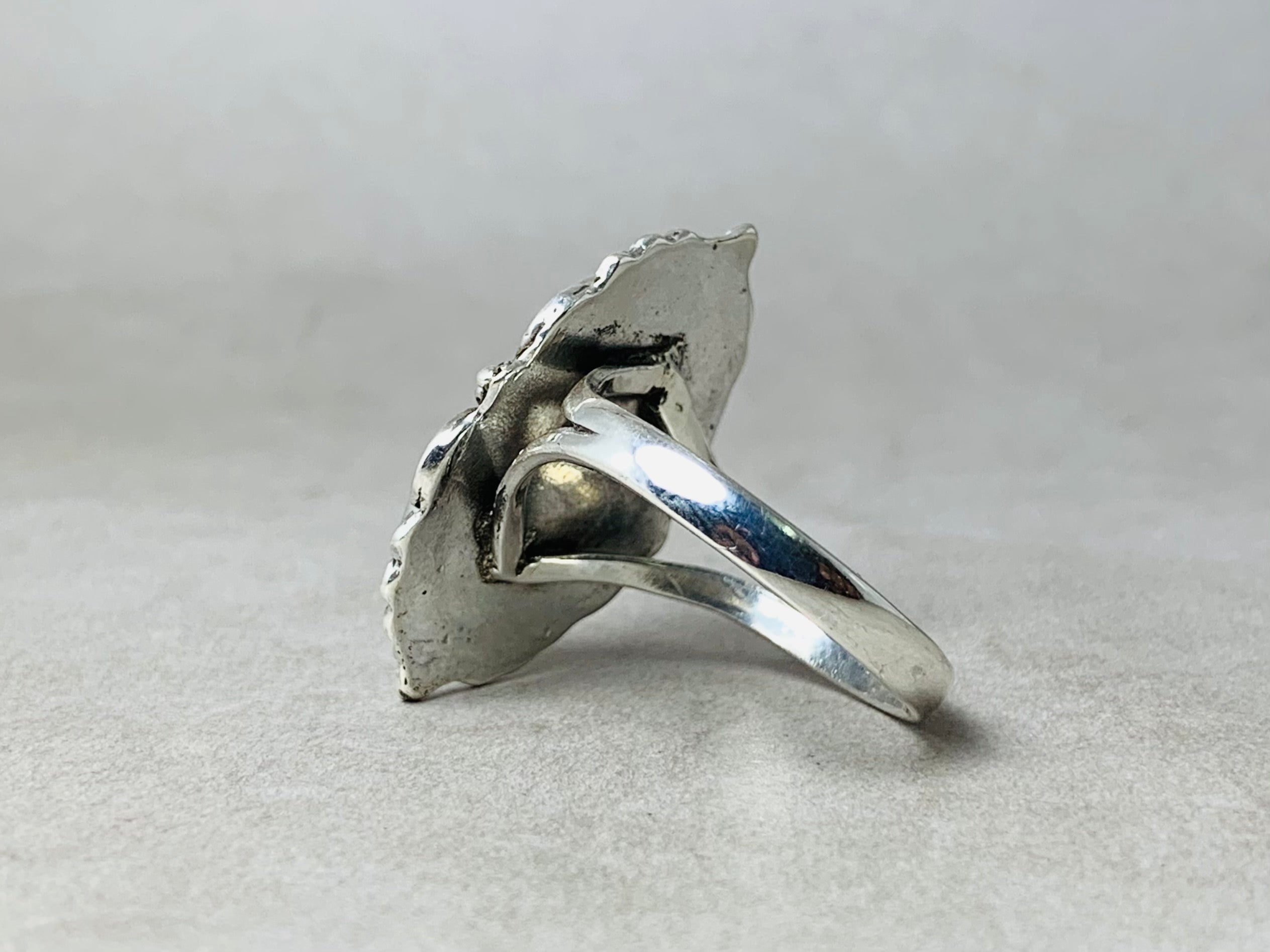 Doppelter runder Mondsteinring 925er Silberring Edelsteinring Juni Geburtssteinring für Damen