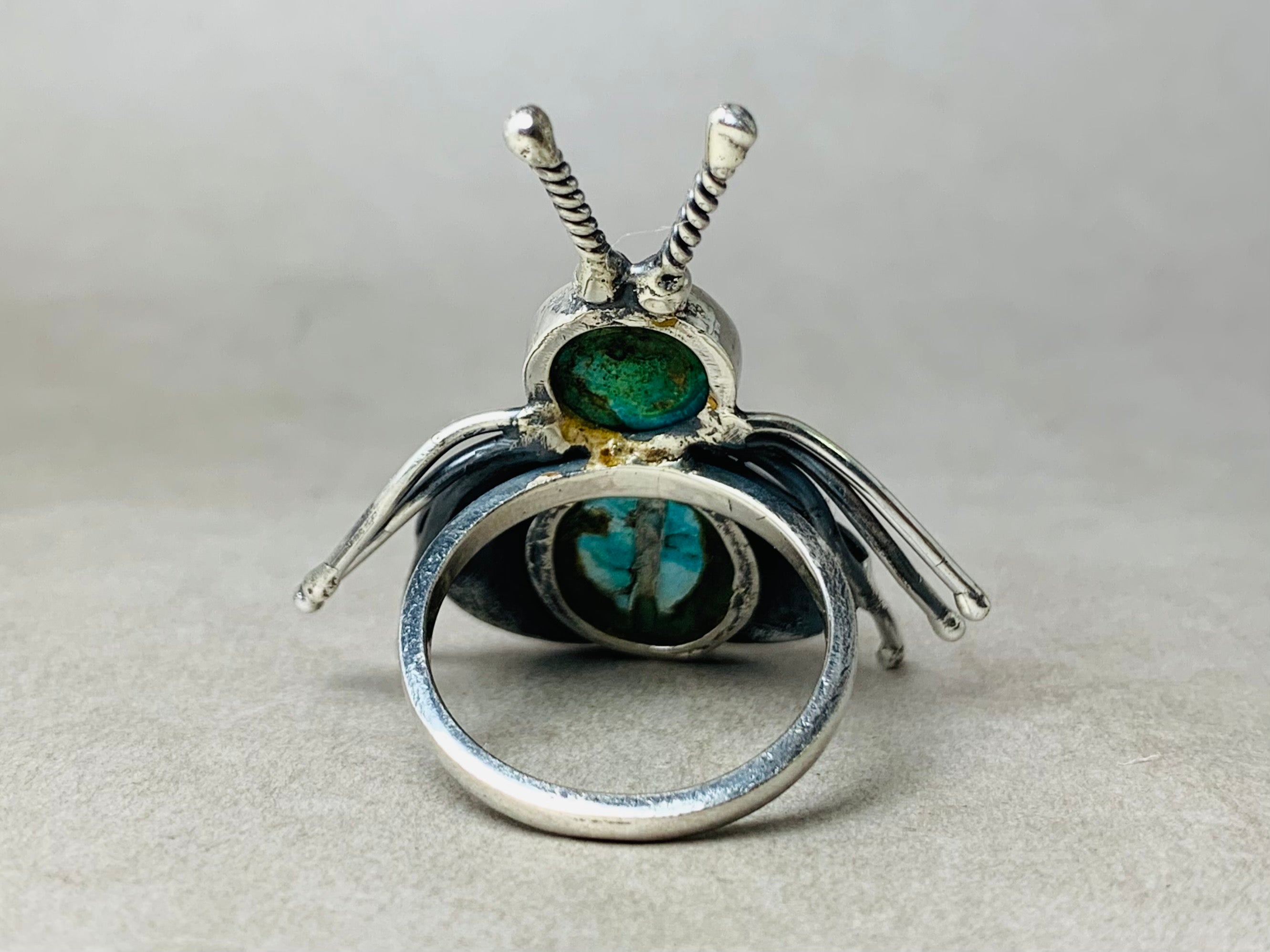 Grüner Türkis Ring 925 Sterling Silber Ring Statement Ring Edelstein Ring Einzigartiger Ring Geschenk Für Sie