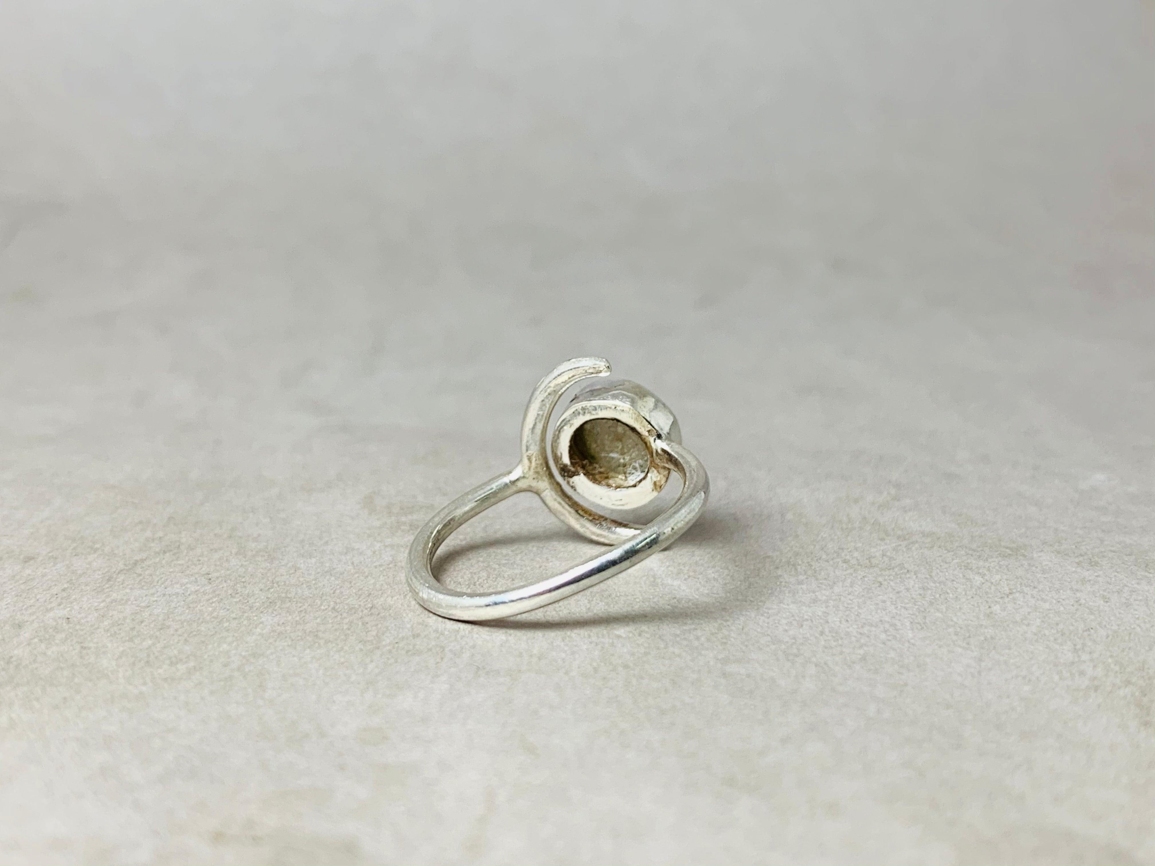 Labradoriet Edelsteen Ring 925 Zilveren Ring Handgemaakte Stapelring Boheemse Ring Delicate Ring Cadeau Voor Haar
