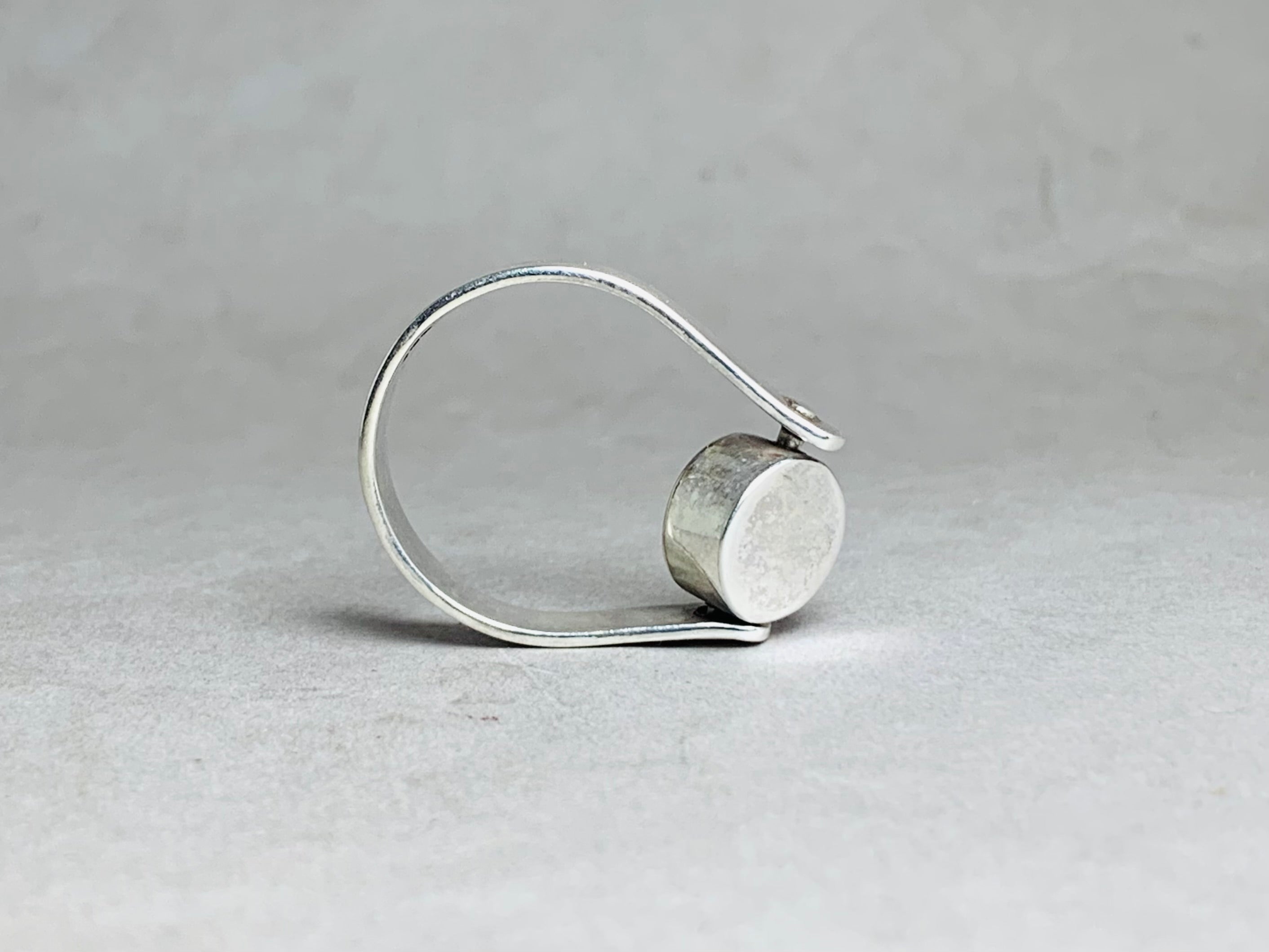 925 Sterling Silber Ring Handgemachter Statement Ring Oval Form Kugel Ring Zierlicher Alltags Schmuck Ring Für Jeden Geschenk für Sie
