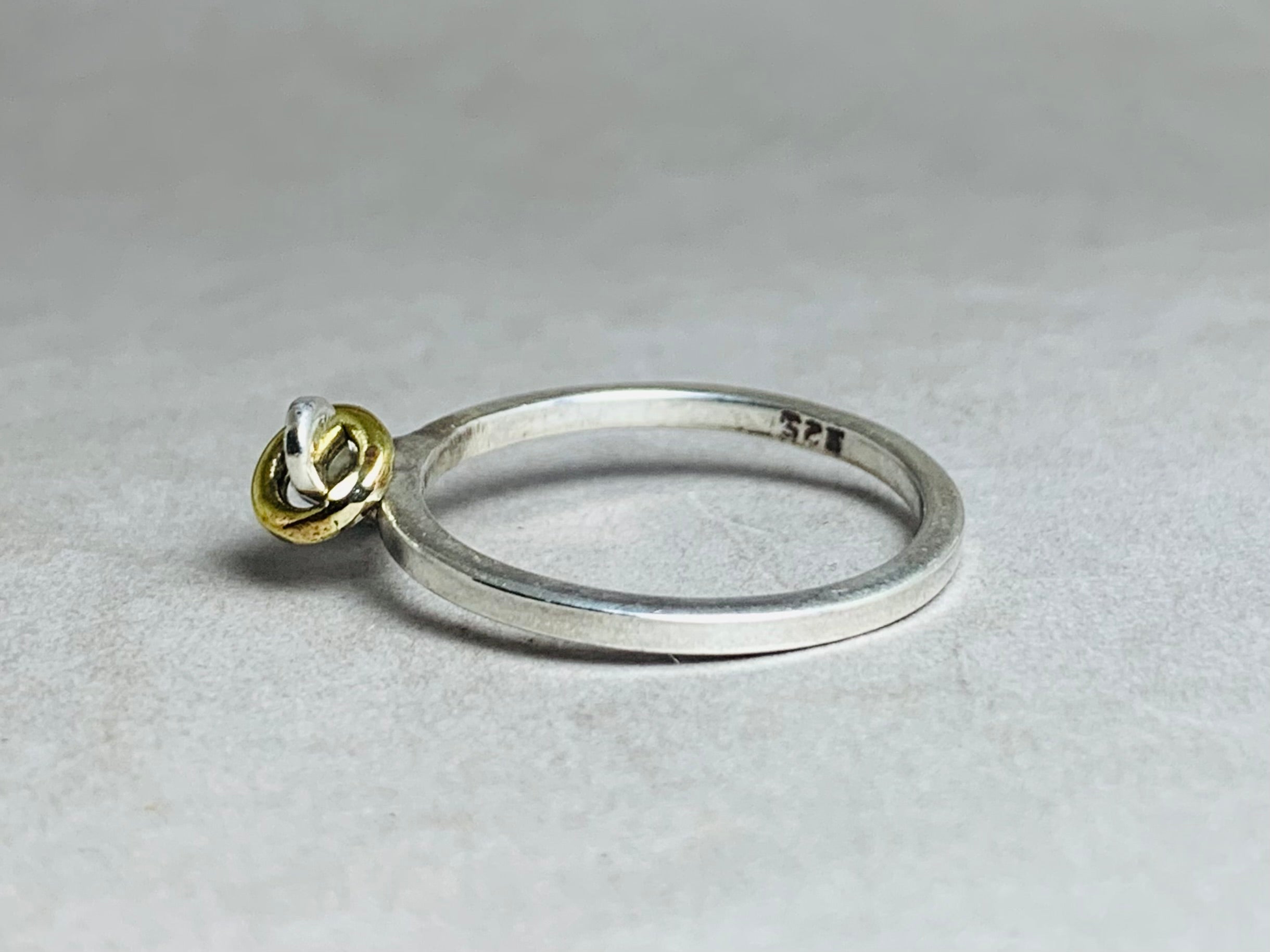 Silberner Barrenring 925 Sterling Silber Ring Handgefertigter Fidget-Ring für den Alltag Drehring Art Deco Ring Einzigartiger Ring