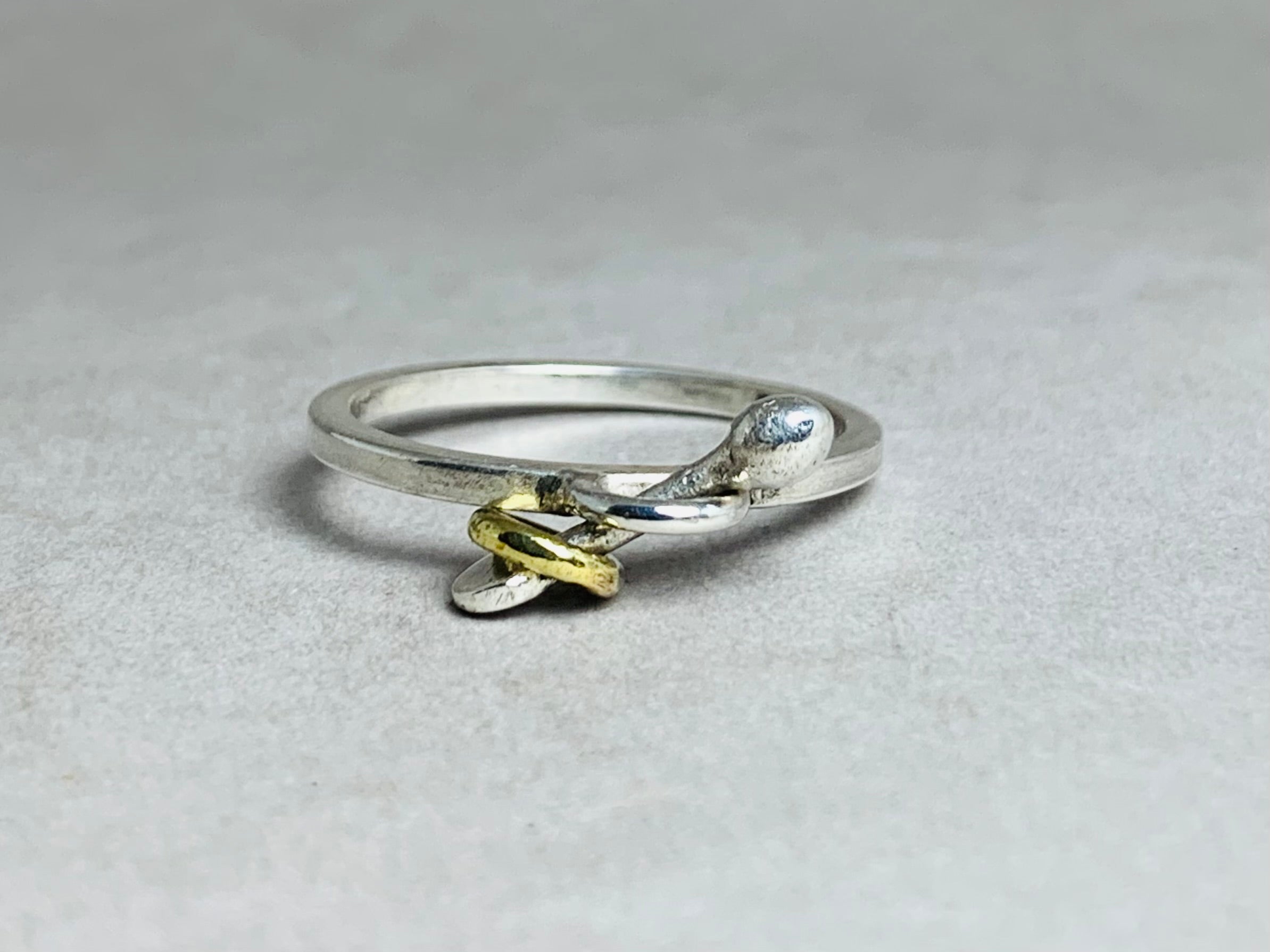 Silberner Barrenring 925 Sterling Silber Ring Handgefertigter Fidget-Ring für den Alltag Drehring Art Deco Ring Einzigartiger Ring