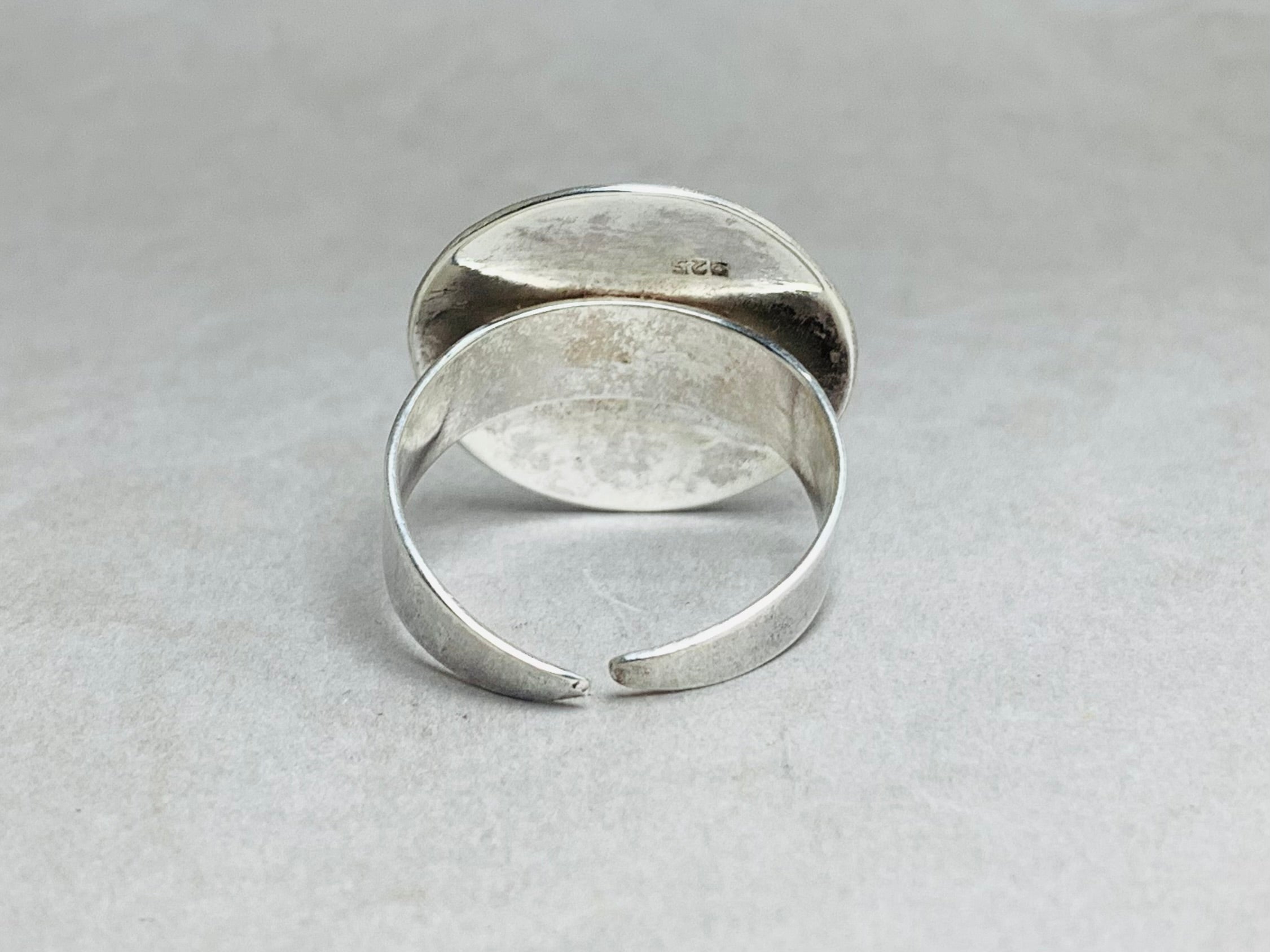 Gehämmerter Ring 925 Sterling Silber Ring Unisex Statement Ring Handgemachter Silberring Alltagsring Schwerer Bandring Geschenk für Sie