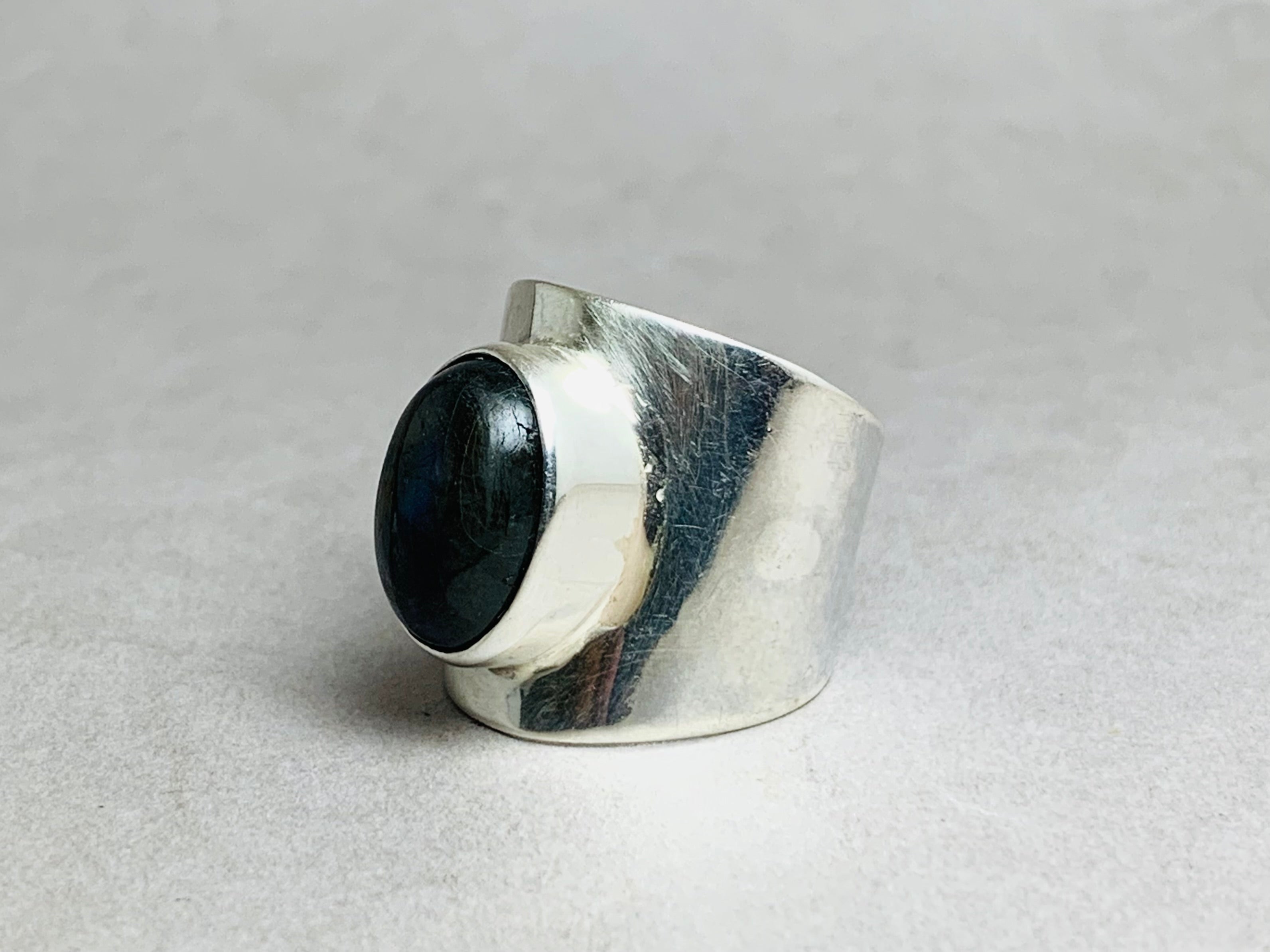 Labradorite Ring 925 Silver Ring Statement Handmade Ring Silver Band Ring Bohemian Ring Gypsy Style Ring Boho Ring