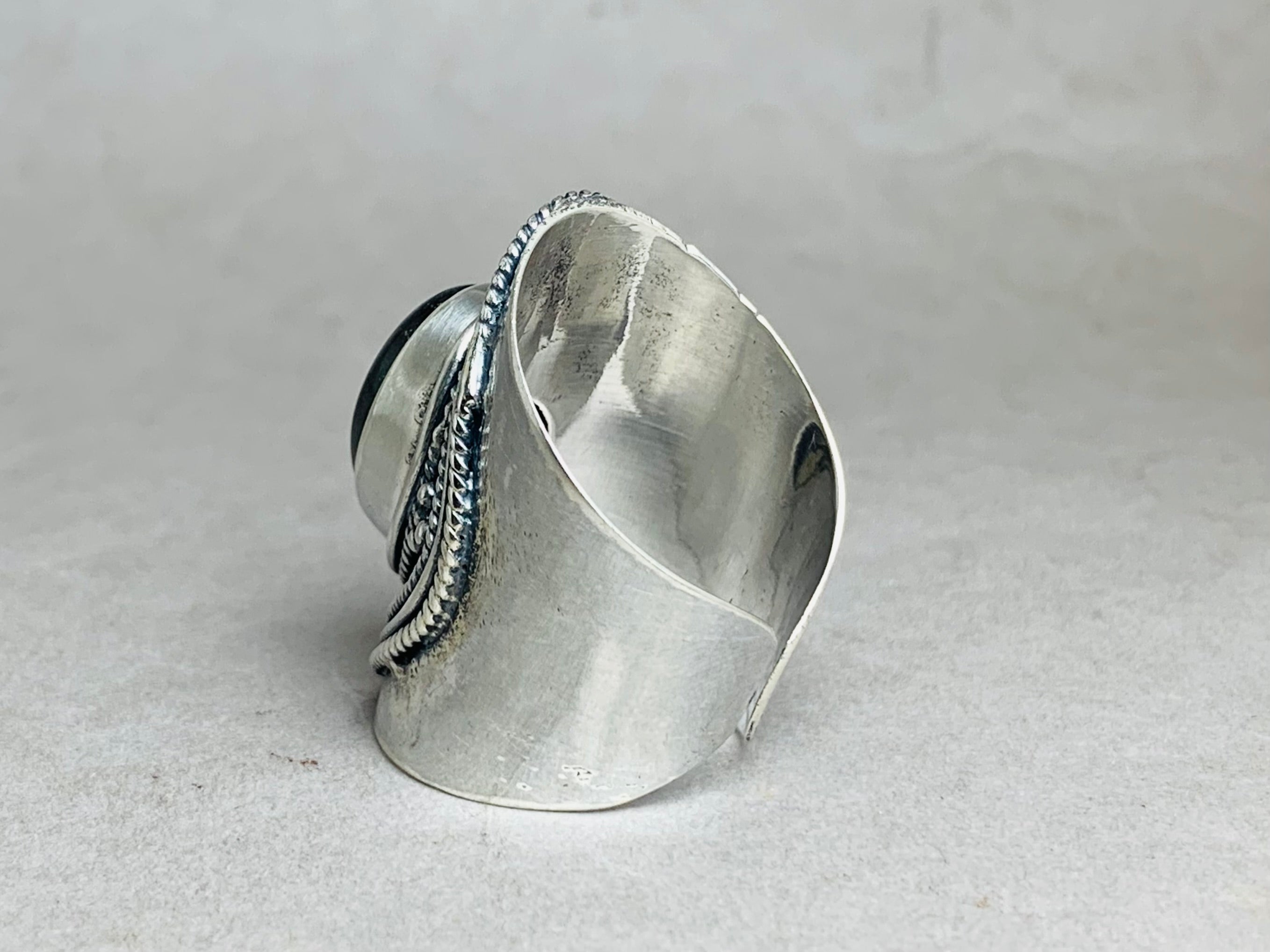Labradorit Ring 925 Silber Ring Statement Boho Natur Edelstein Ring Brautring Alltagsring