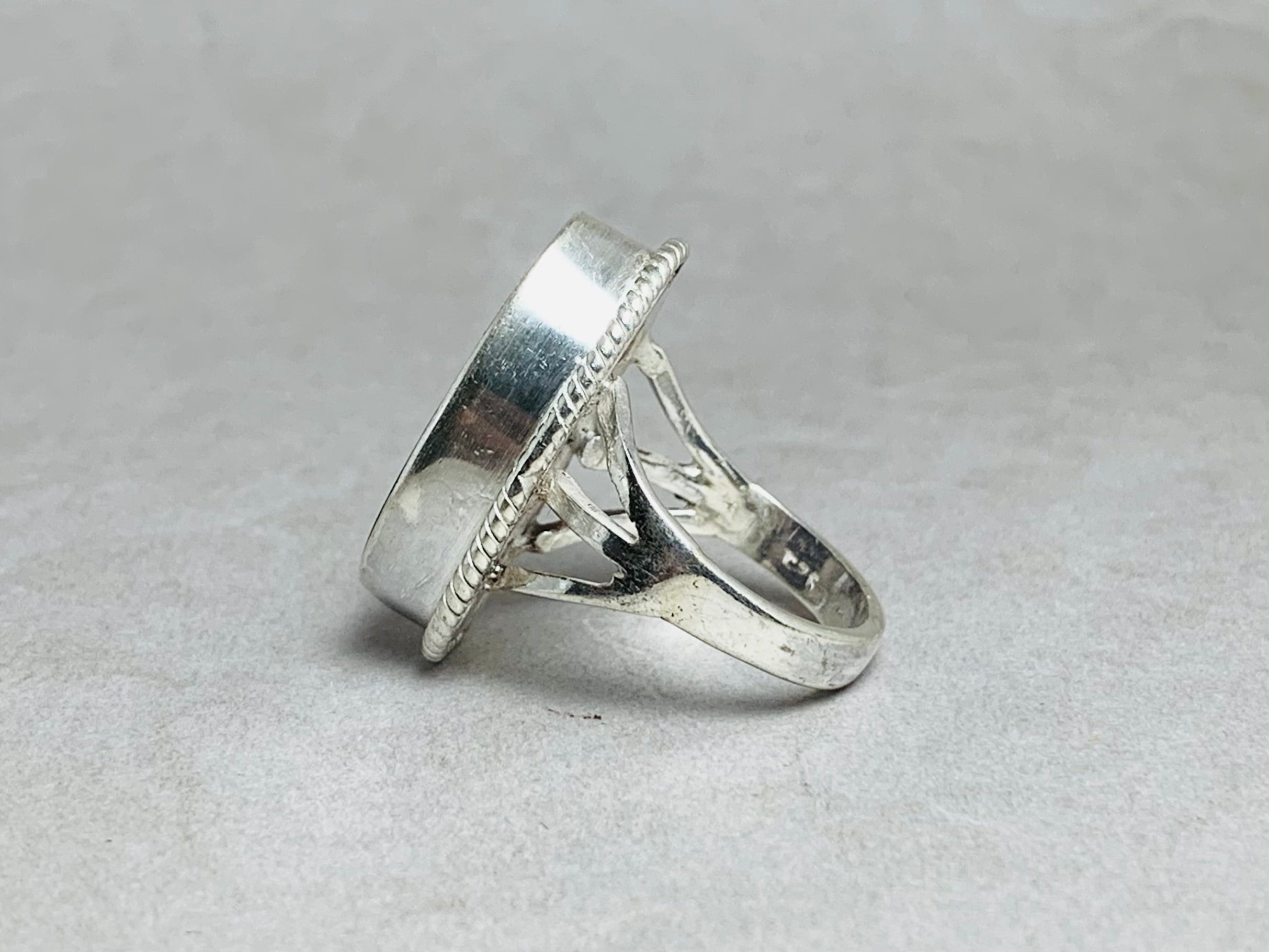 Abalone Muschel Ring 925er Silberring Muschel Edelstein Boho Ring Statement Ring Sterling Silber Ring Strandring
