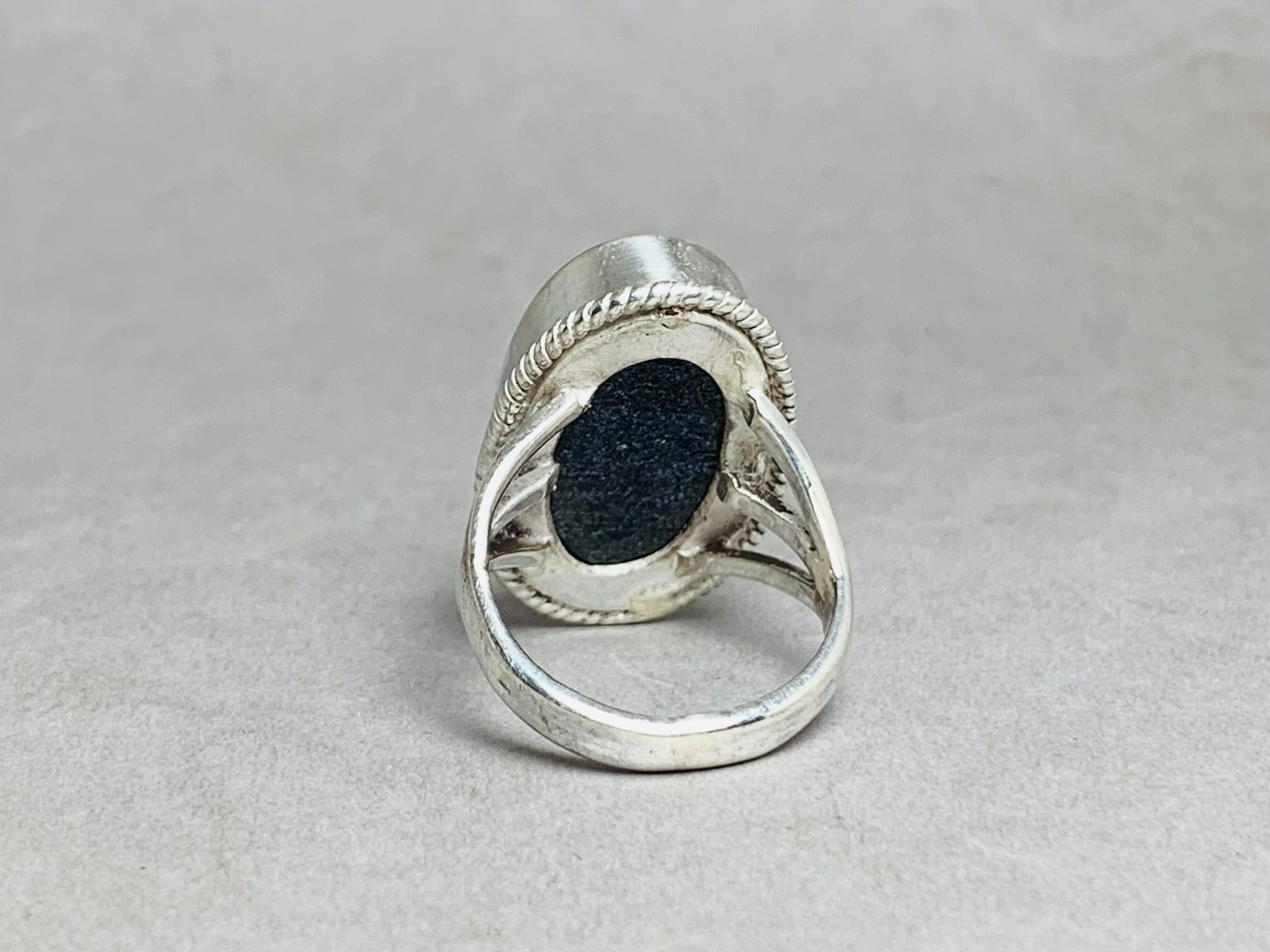 Abalone Muschel Ring 925er Silberring Muschel Edelstein Boho Ring Statement Ring Sterling Silber Ring Strandring