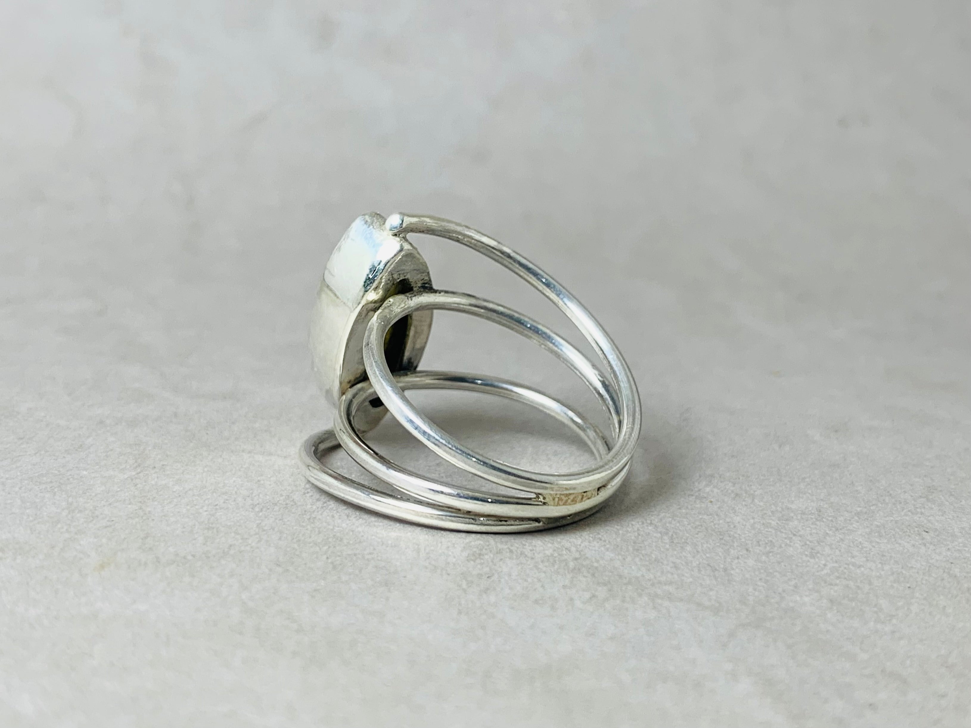 Natürlicher Labradorit Ring 925 Silber Ring Handgefertigter Marquise Labradorit Blauer Blitzender Edelstein Statement Ring