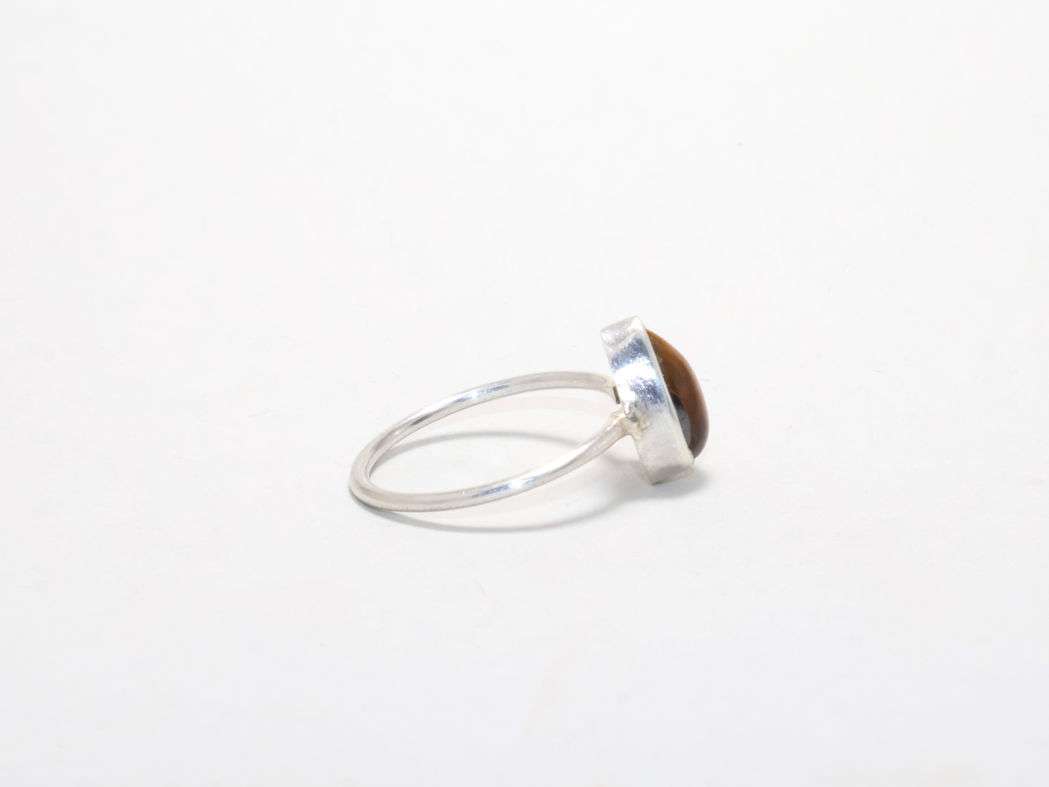 Tigerauge Ring Versprechensring Freundschaftsring Stapelring 925 Sterlingsilber Ring Handgemachter Ring Geschenk für Sie