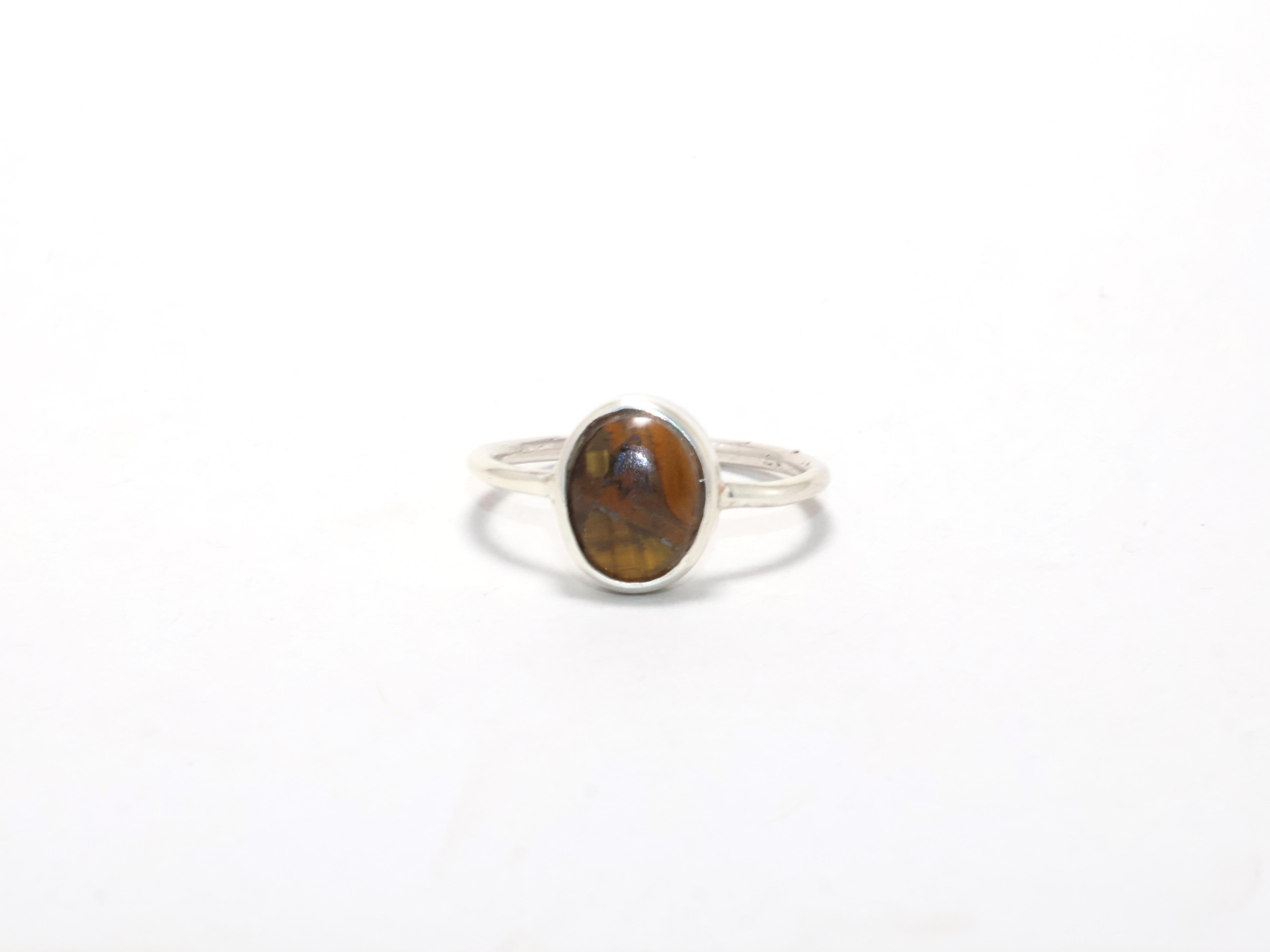 Tigerauge Ring 925 Sterling Silber Geschenkidee Stapelring Freundschaftsring Alltagsring Versprechensring