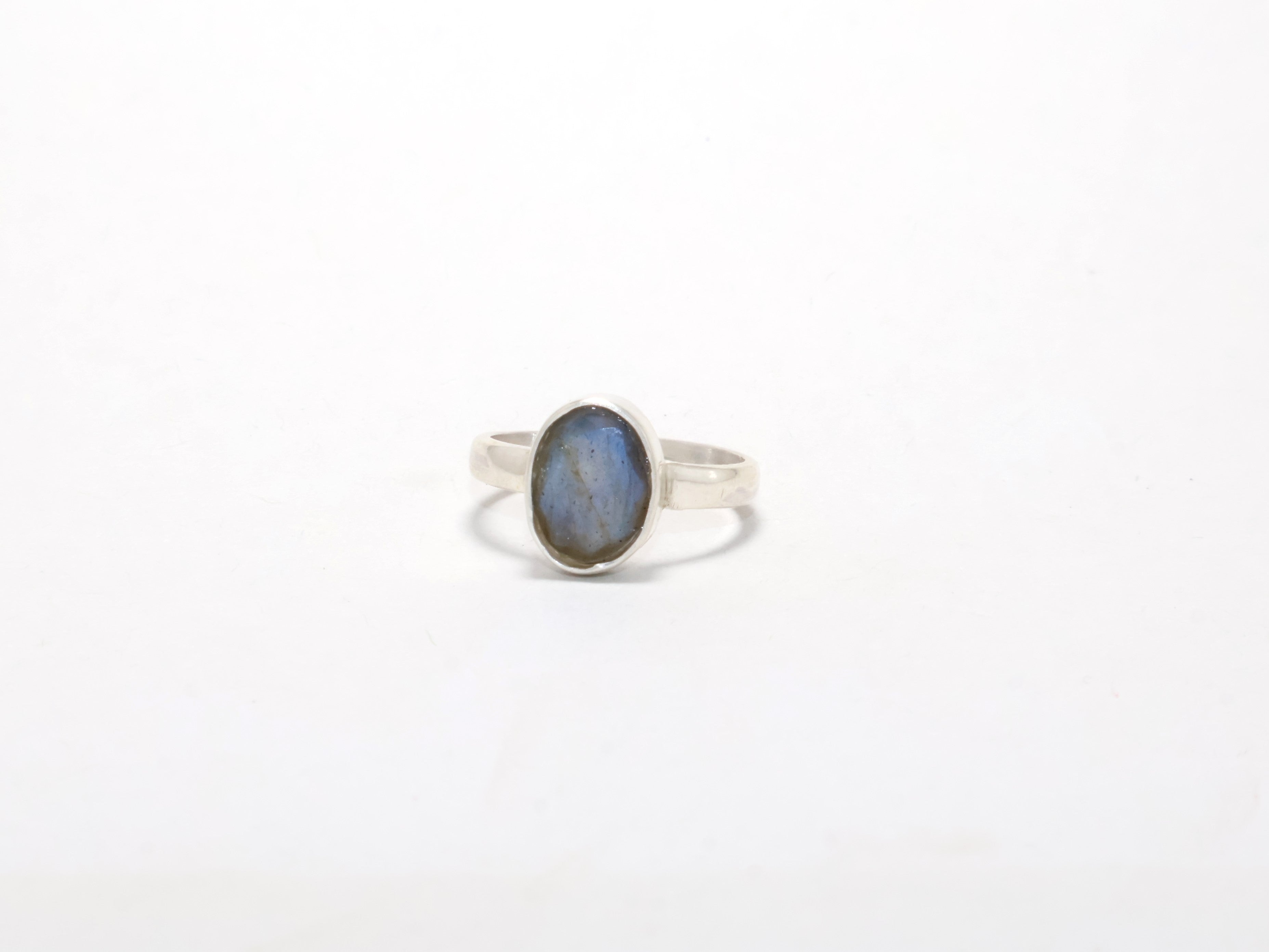 Labradorit Oval Edelstein Ring 925 Sterling Silber Versprechensring Geschenkartikel Blauer Feuer Handgemachter Ring Alltagsring