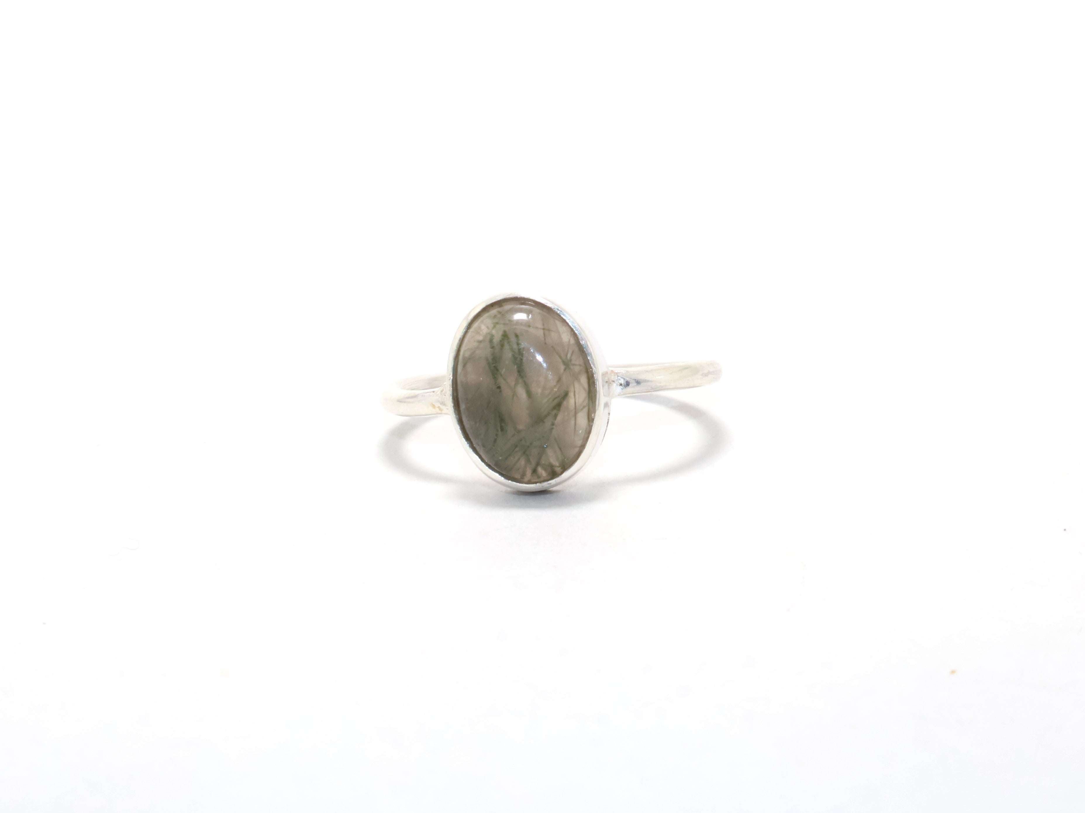 925 Sterling Silber Ring Schwarz Rutil Stapelring Geburtssteinring Freundschaftsring Versprechensring