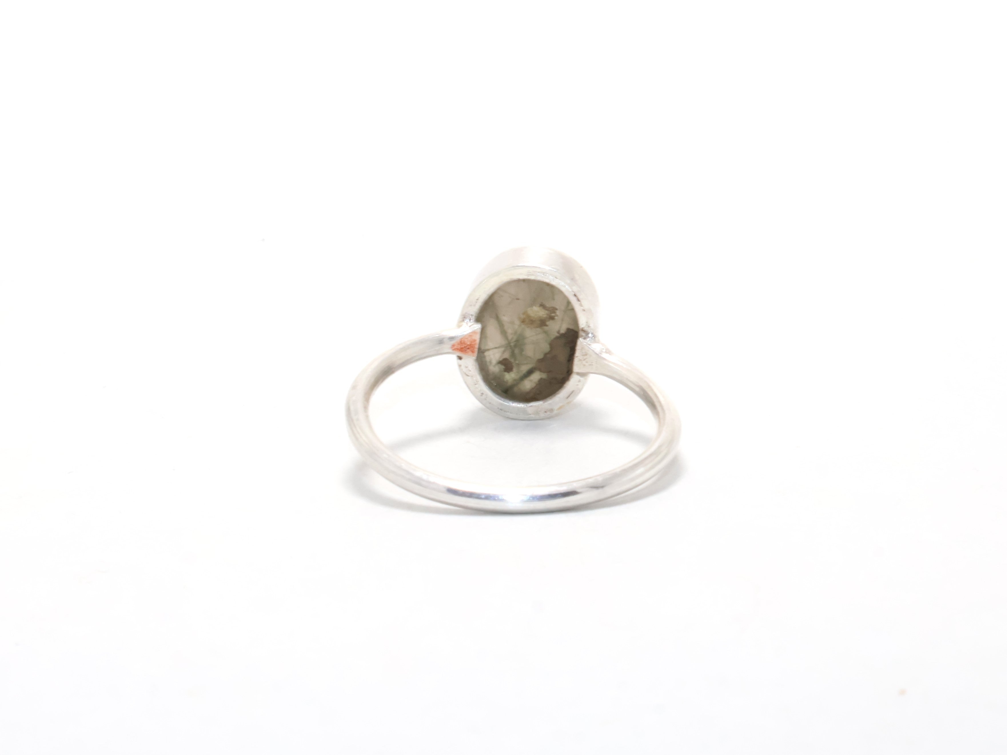 925 Sterling Zilveren Ring Zwarte Rutiel Stapelring Geboortesteen Ring Vriendschapsring Beloftering