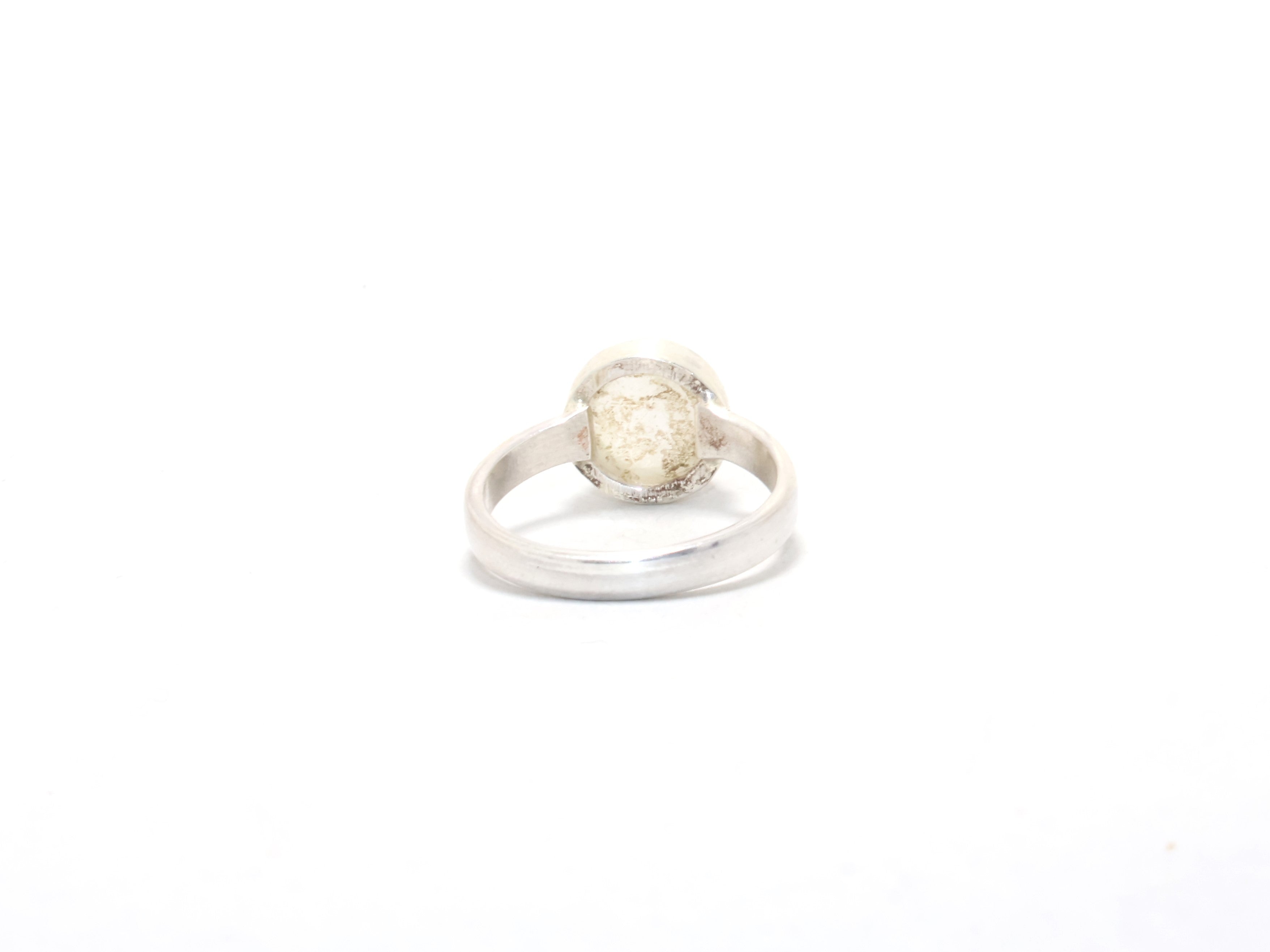 Kristallquarz Ring Handgemachter Ring Geschenkidee Verlobungsring Damenring Stapelring 925 Sterling Silber Ring