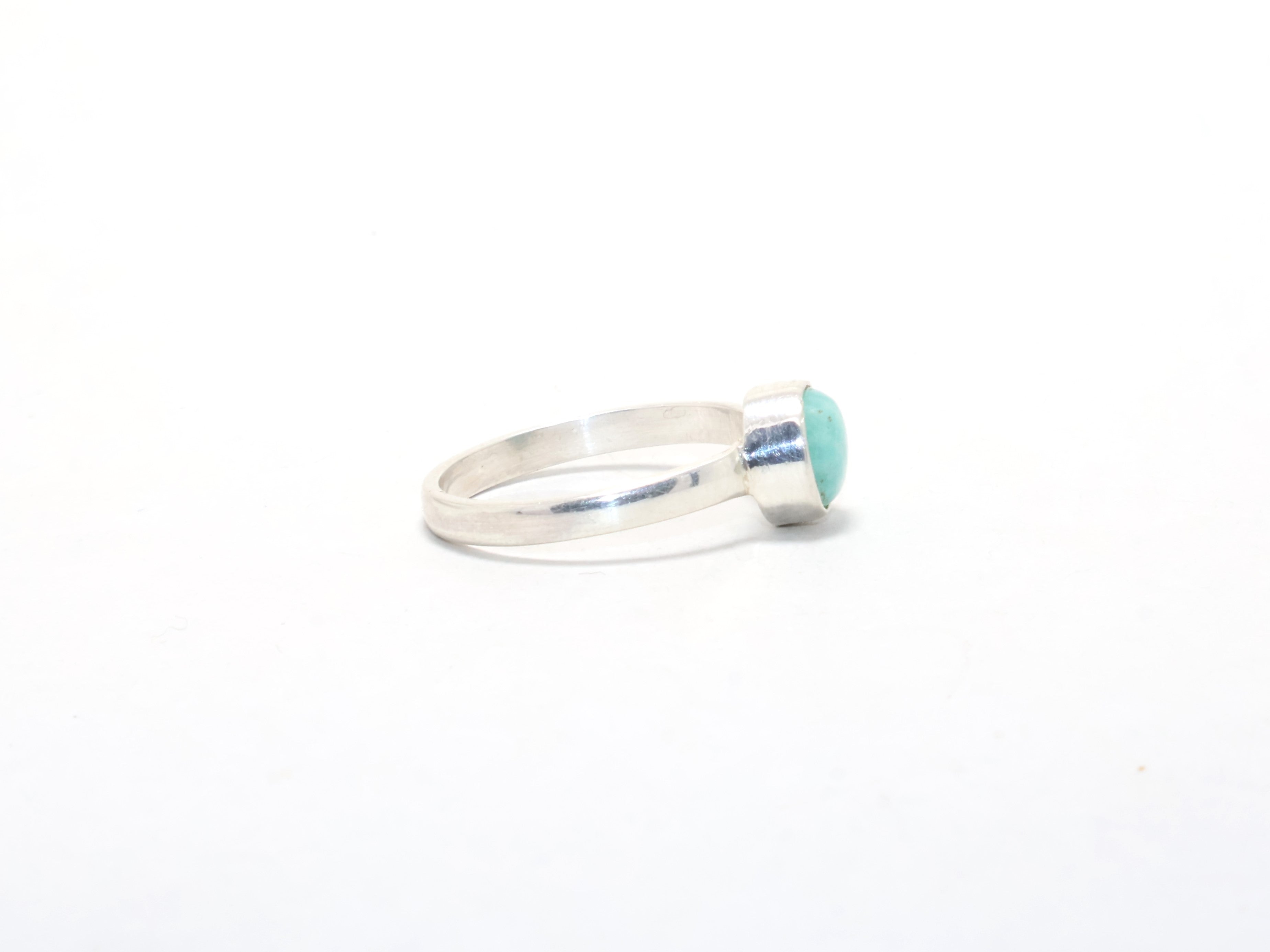 Amazonite Ring Stacking Ring Promise Ring Gift For Her Gift For Mom Unique Ring Handmade Ring 925 Sterling Silver Ring