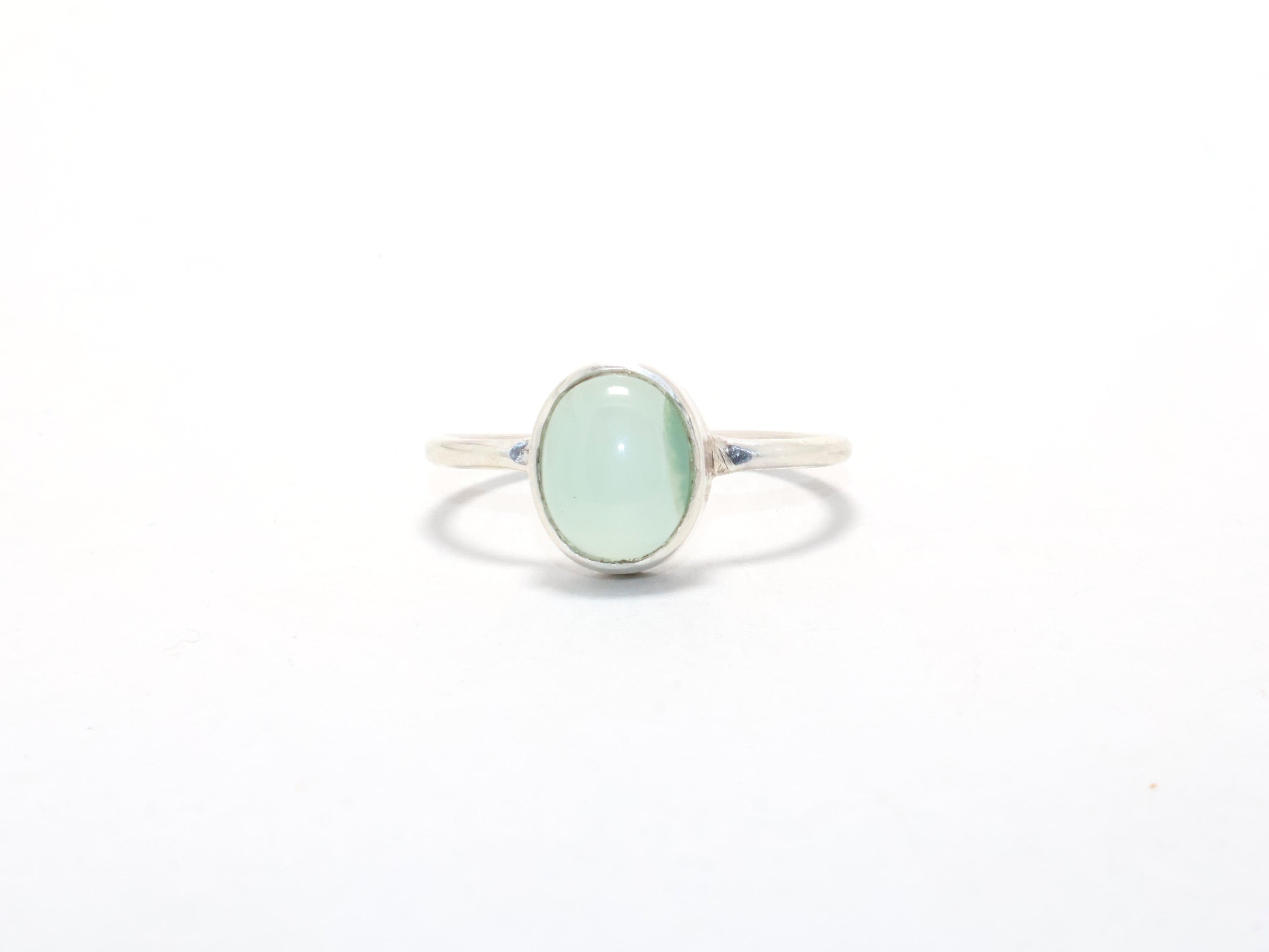 Aquachaledoon Ring Stapelring Verjaardagscadeau Handgemaakte Ring 925 Sterling Zilver Cadeau Voor Haar