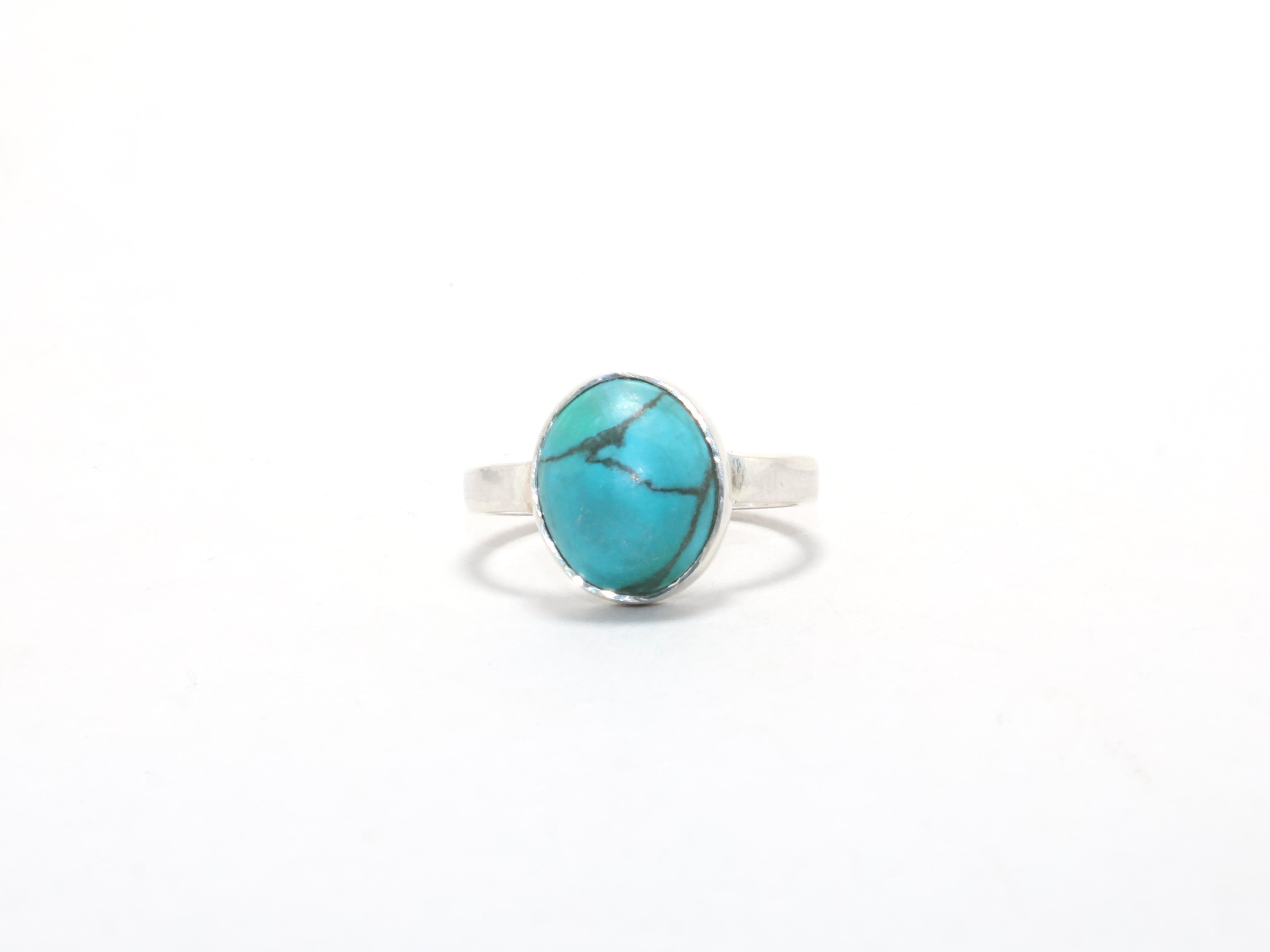 Türkis Edelstein Ring 925 Sterling Silber Ring Dezember Geburtsstein Ring Natürlicher Türkis Designer Ring Versprechensring Boho Ring