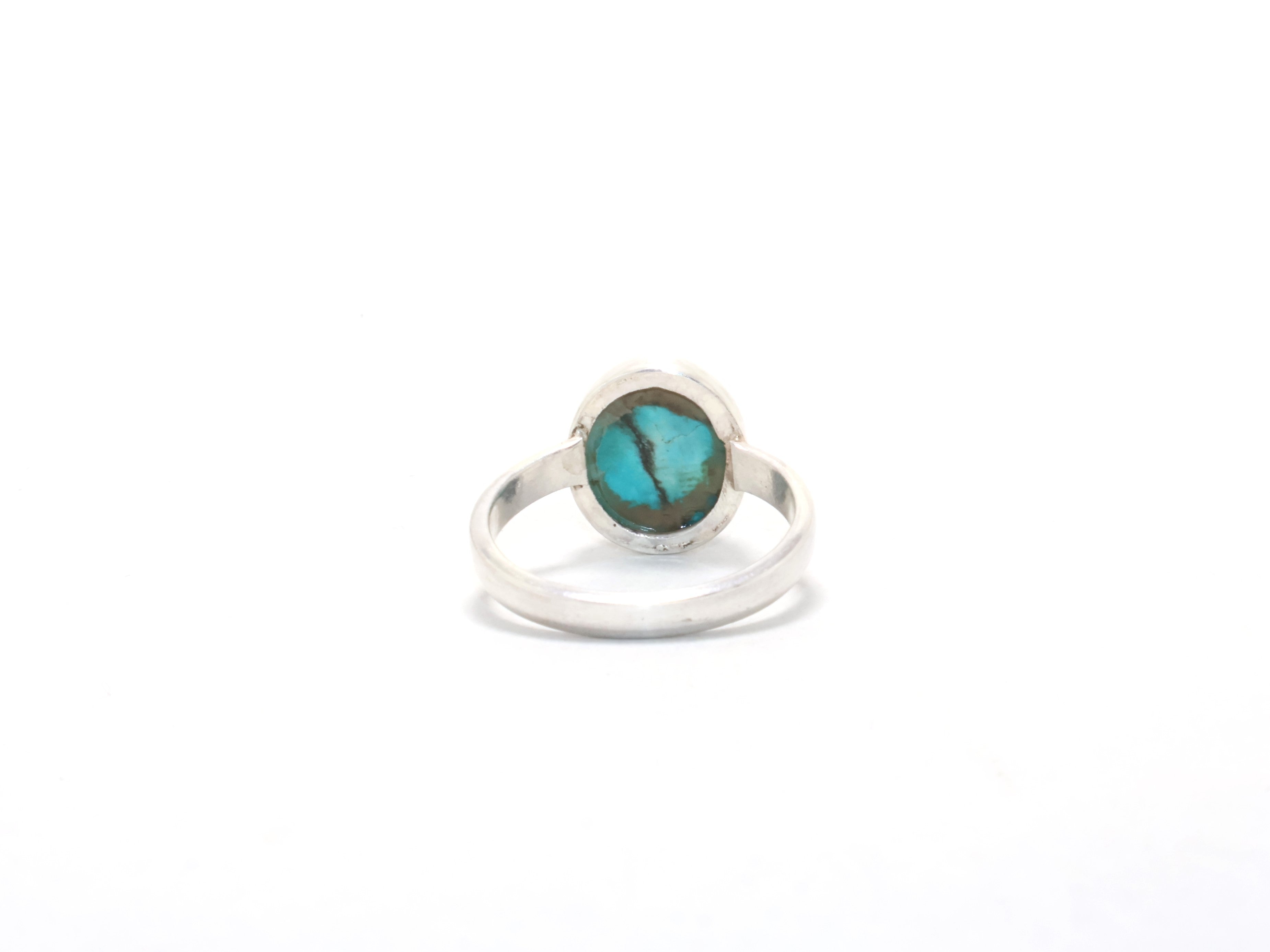 Türkis Edelstein Ring 925 Sterling Silber Ring Dezember Geburtsstein Ring Natürlicher Türkis Designer Ring Versprechensring Boho Ring